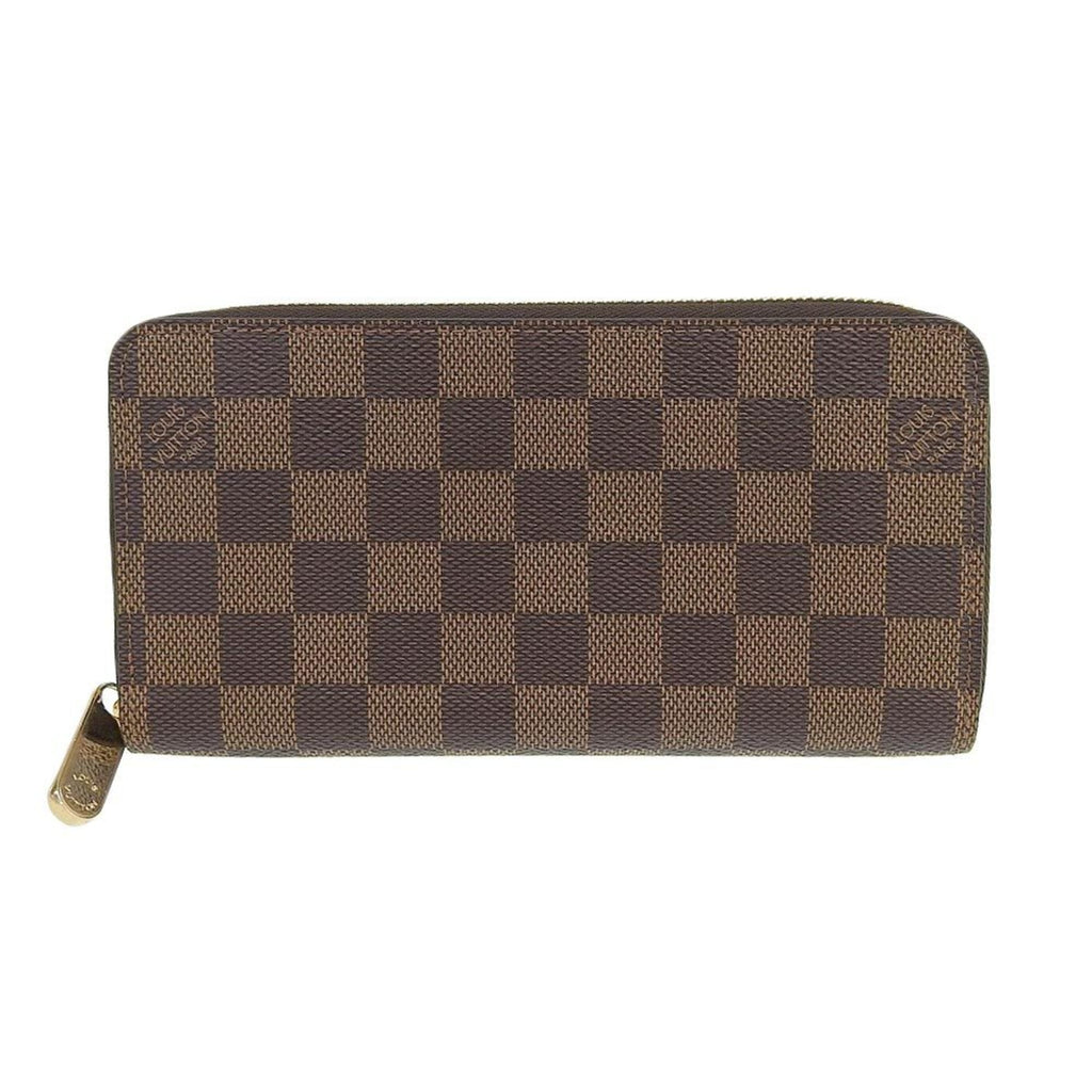 Louis Vuitton Damier Ebene Zippy Wallet Round Zipper Long N41661