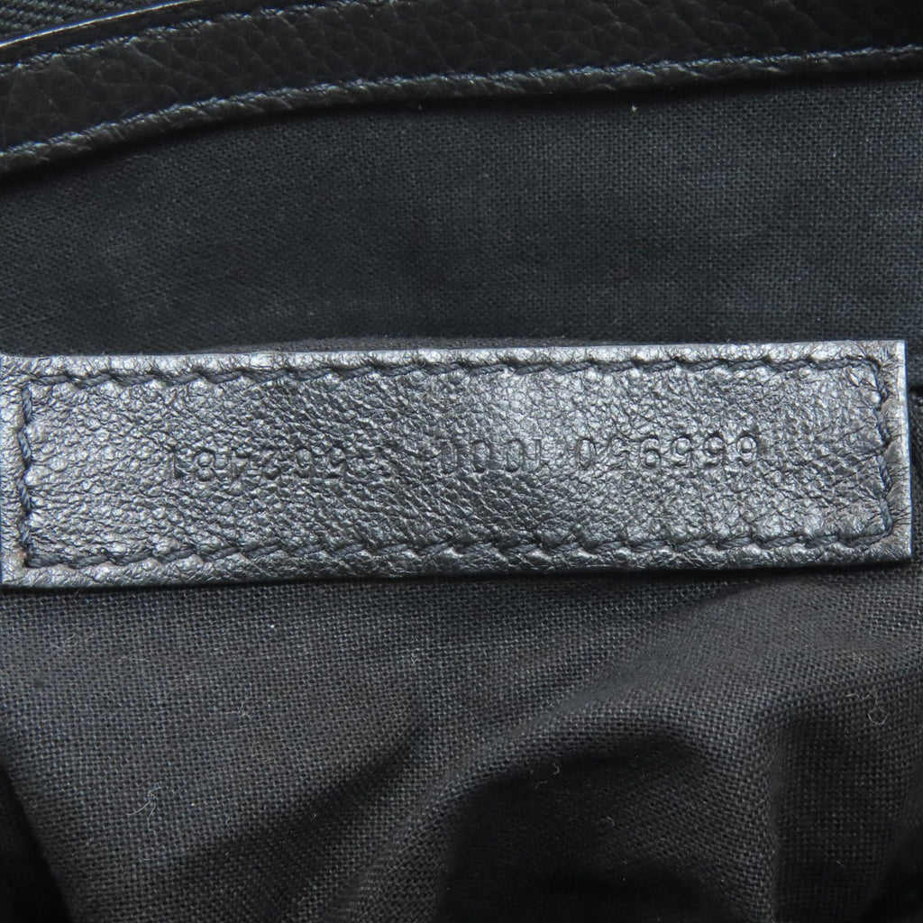 Balenciaga Black Leather Hand
