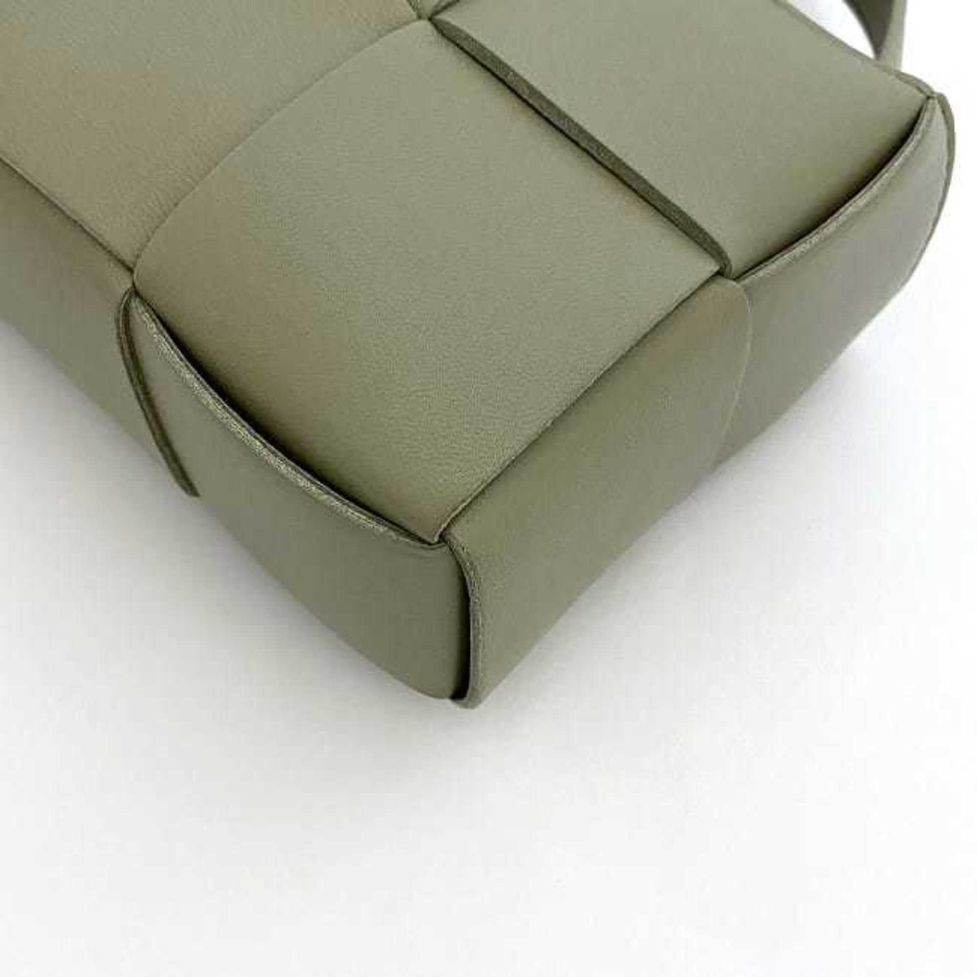 Bottega Veneta Light Green Leather Handbag Shoulder Bag