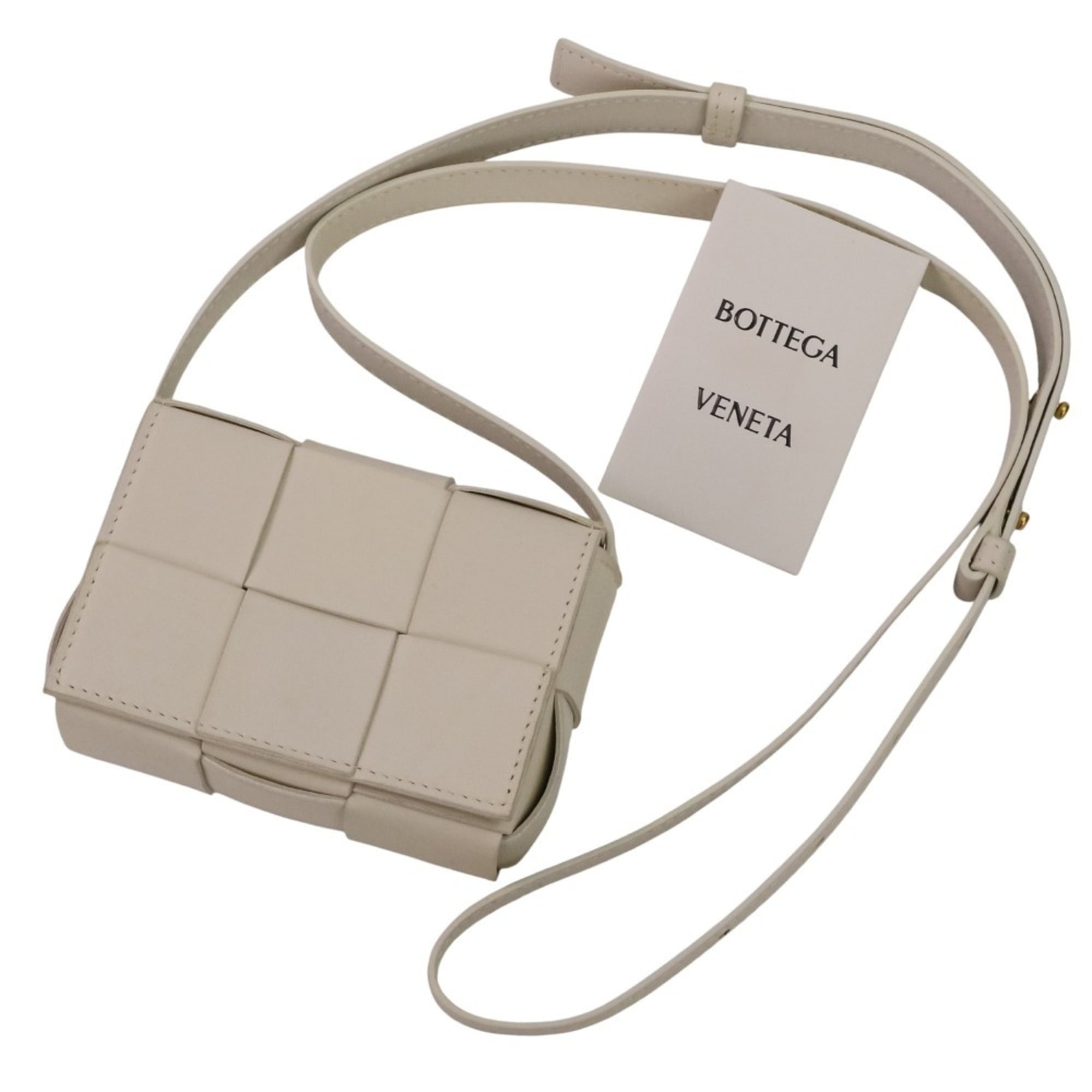 Bottega Veneta White Leather Shoulder Bag