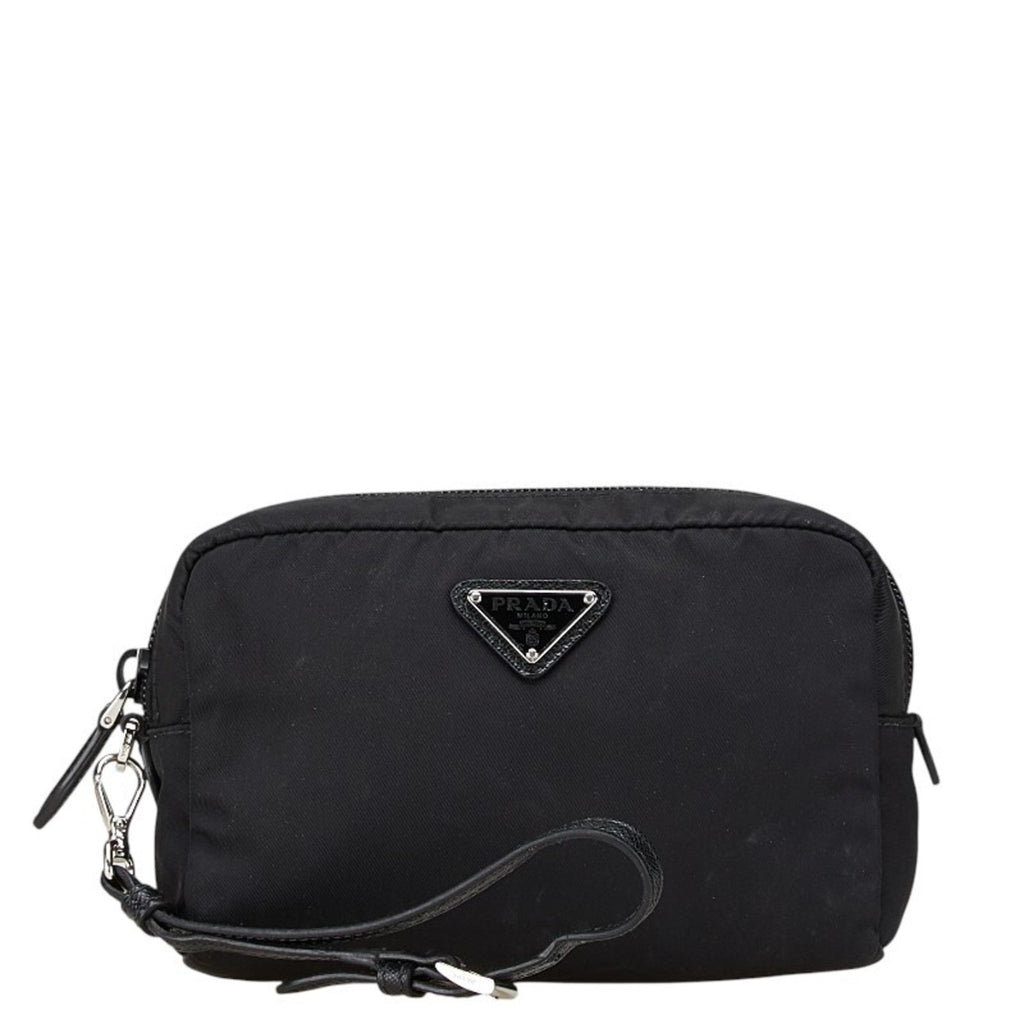 Prada Black Nylon Pouch