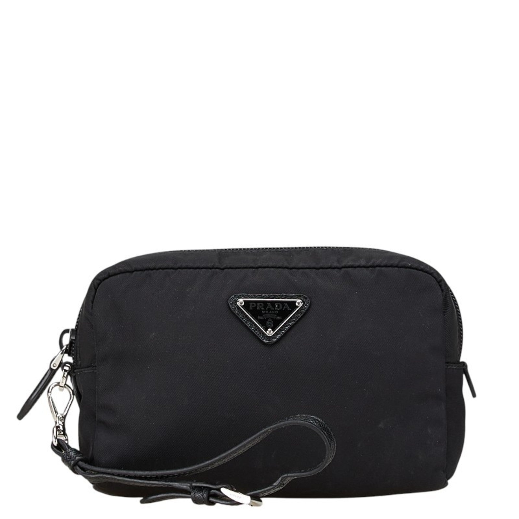 Prada Black Nylon Pouch