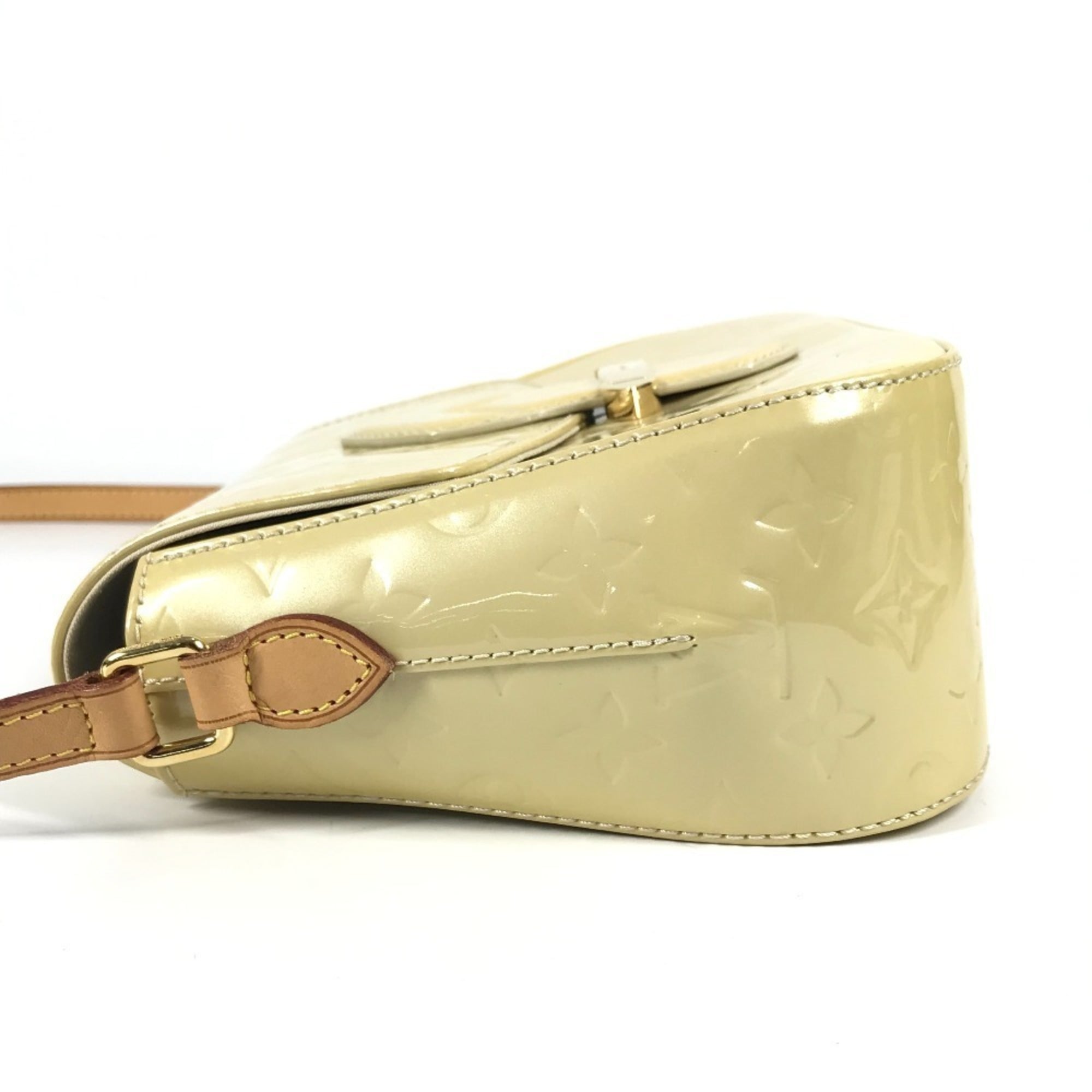 Louis Vuitton Yellow Monogram Vernis Shoulder Bag