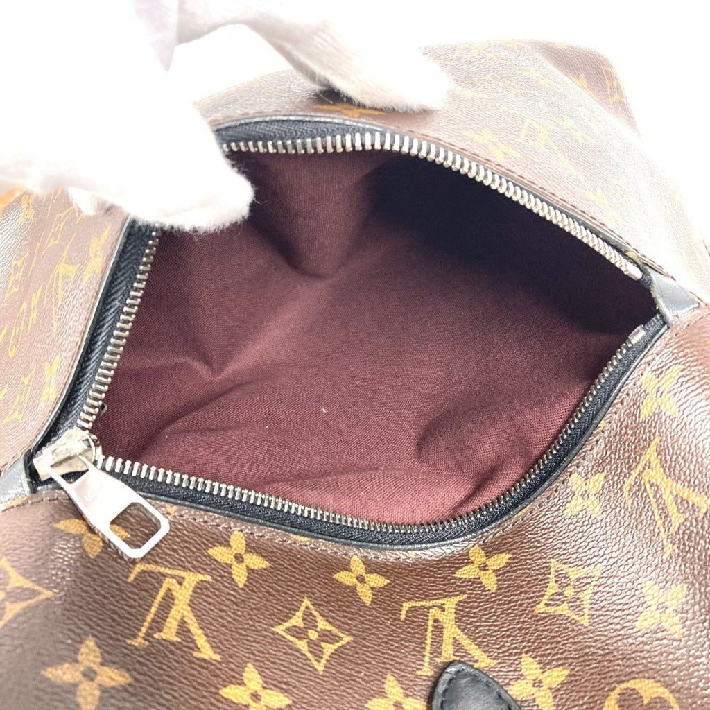 Louis Vuitton Black Brown Galle Monogram Backpack