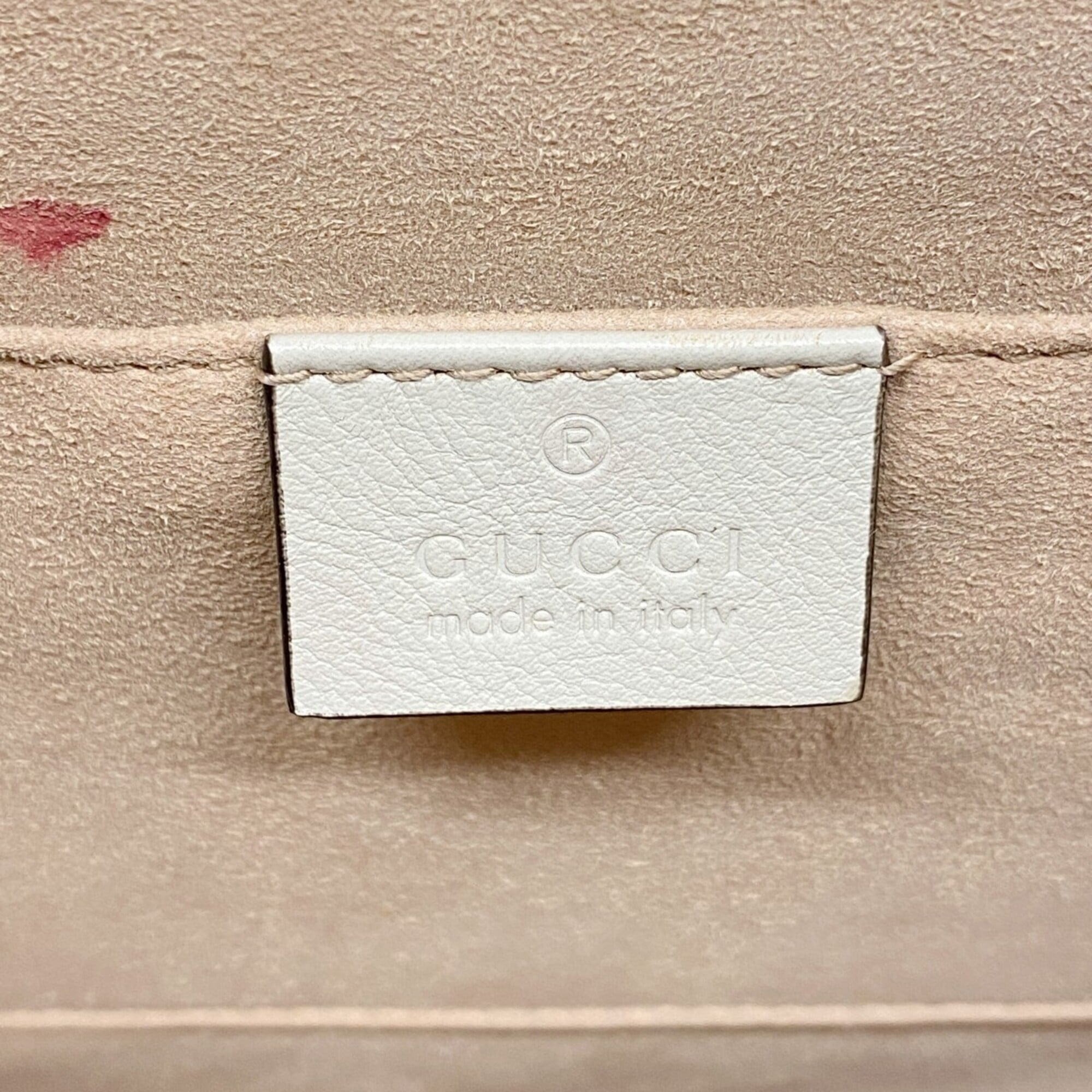 Gucci Ivory Leather Handbag (Pre-Owned)