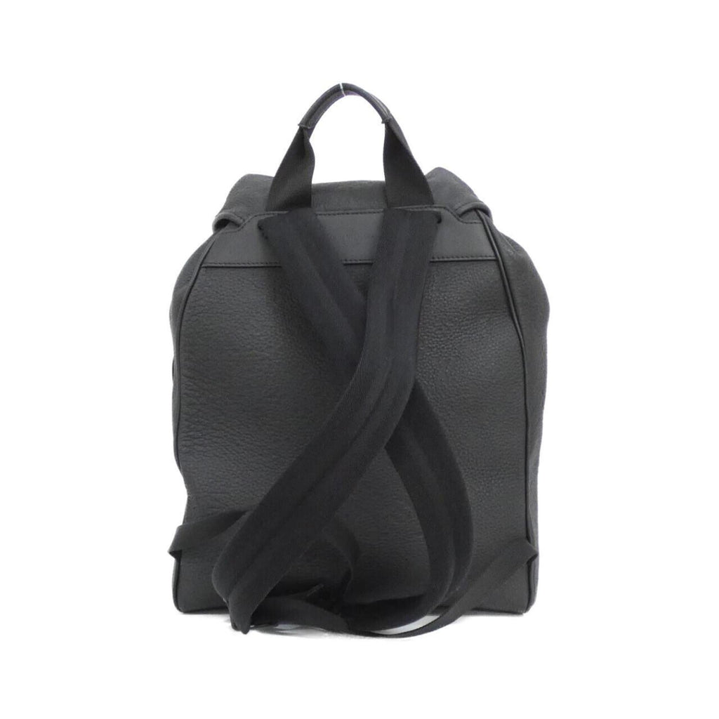 Louis Vuitton Black Leather Backpack