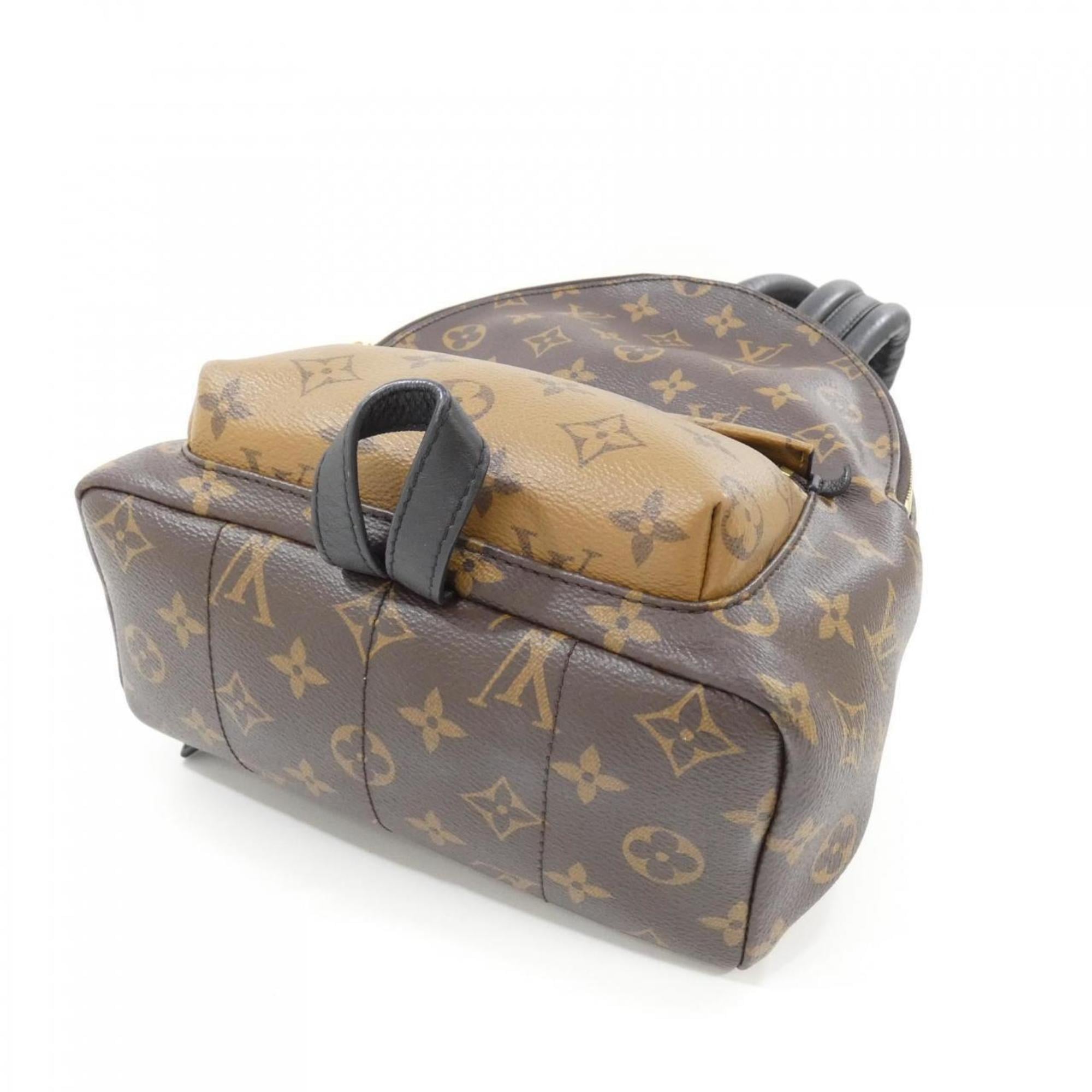 Louis Vuitton Brown Coated Canvas Backpack