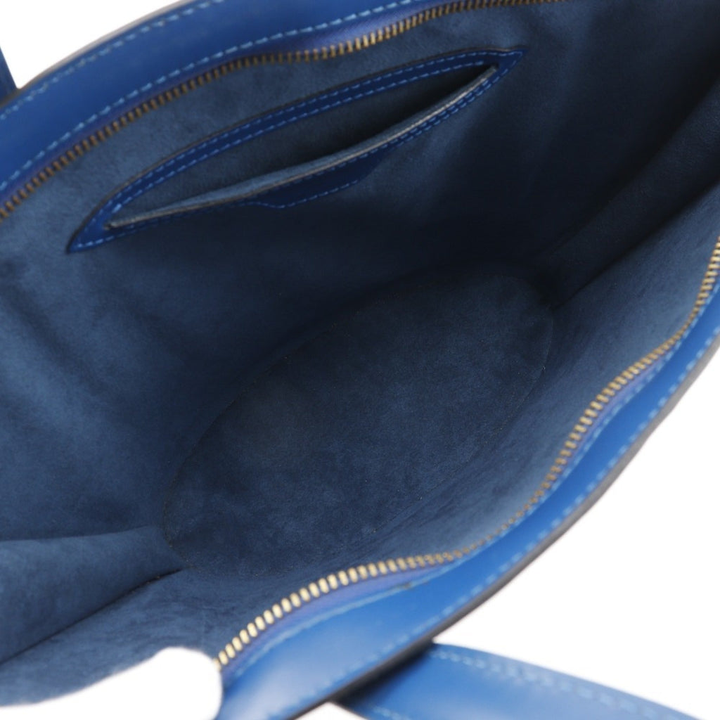 Louis Vuitton Epi Blue Toledo Blue Epi Leather Handbag