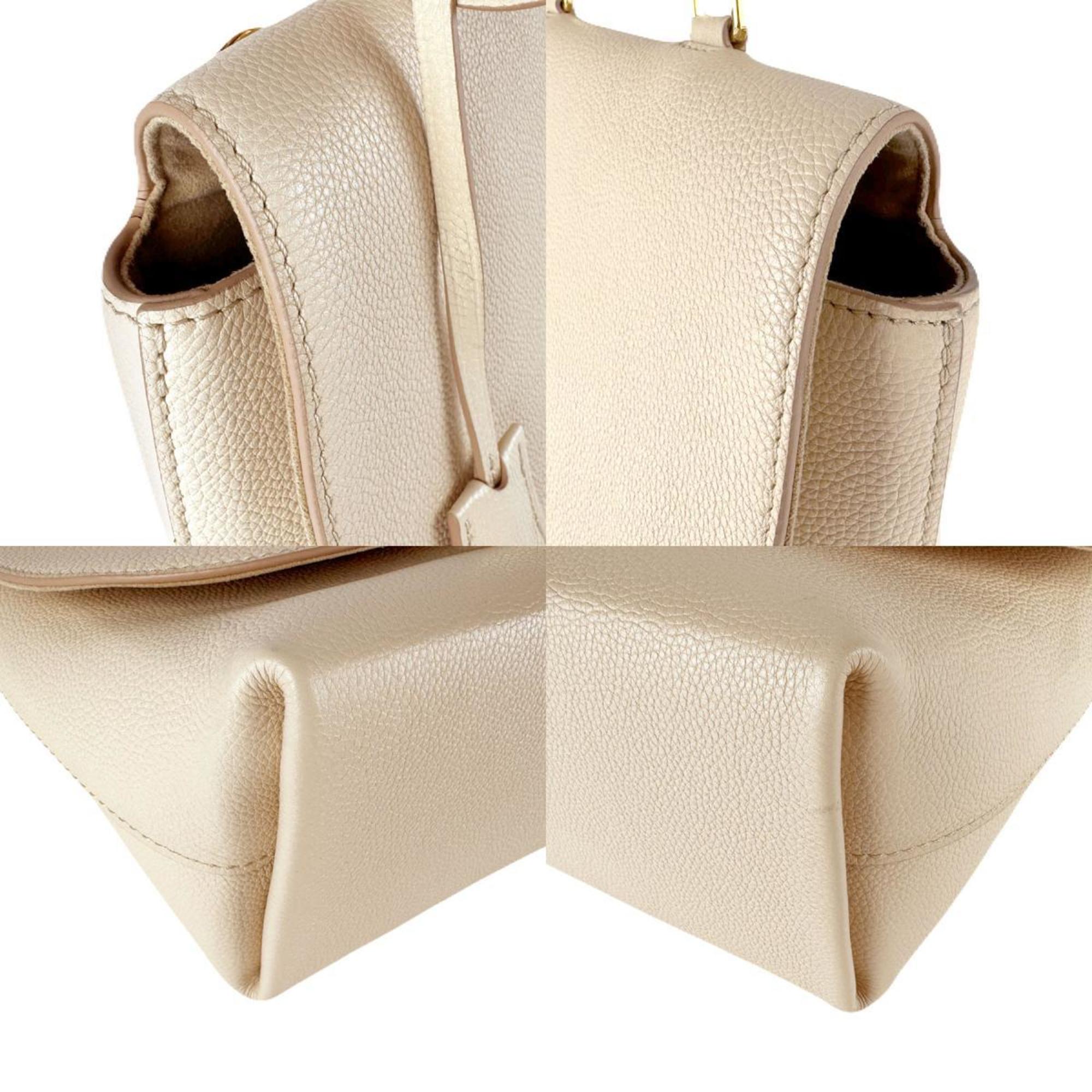 Louis Vuitton Light Beige Cuir Ombre Leather Handbag Shoulder Bag
