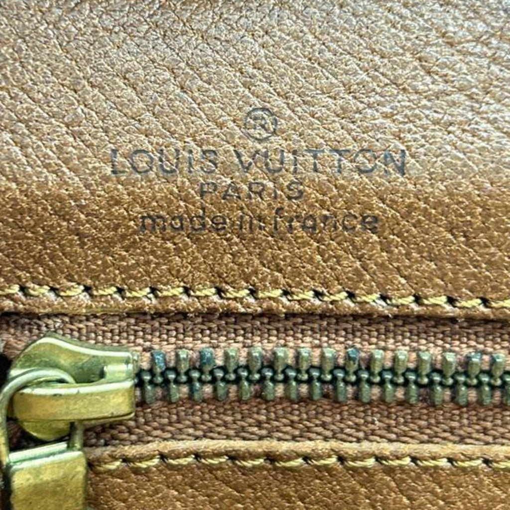 Louis Vuitton Monogram Brown Leather Tote Bag