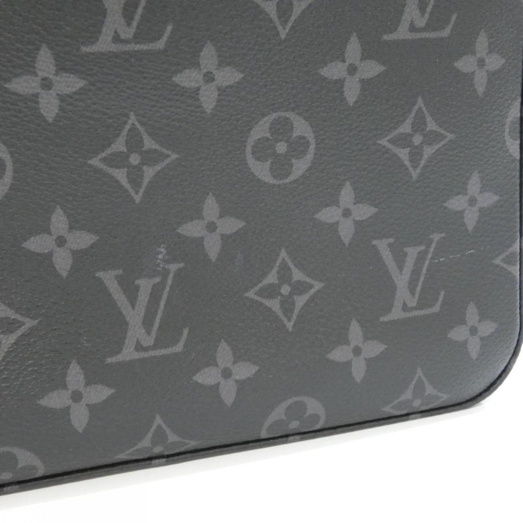 Louis Vuitton Black Coated Canvas Shoulder Bag