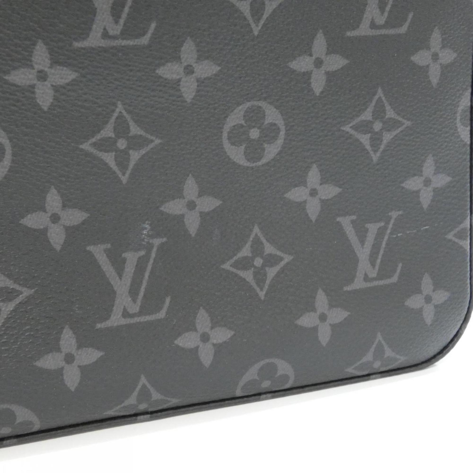 Louis Vuitton Black Coated Canvas Shoulder Bag