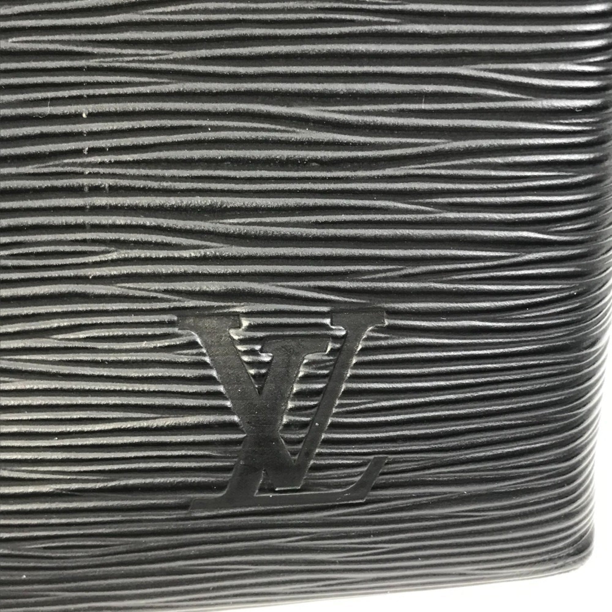 Louis Vuitton Epi Black Epi Leather Handbag Shoulder Bag Tote Bag