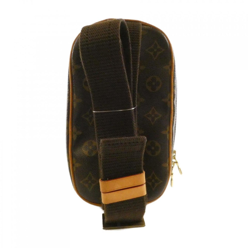 Louis Vuitton Marron Coated Canvas Pochette Shoulder Bag