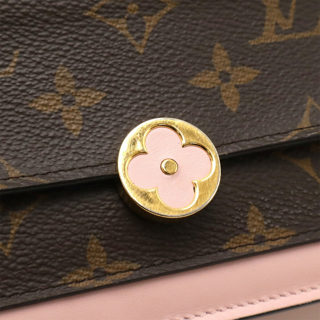 Louis Vuitton Rose Ballerine Monogram Clutch Bag Shoulder Bag