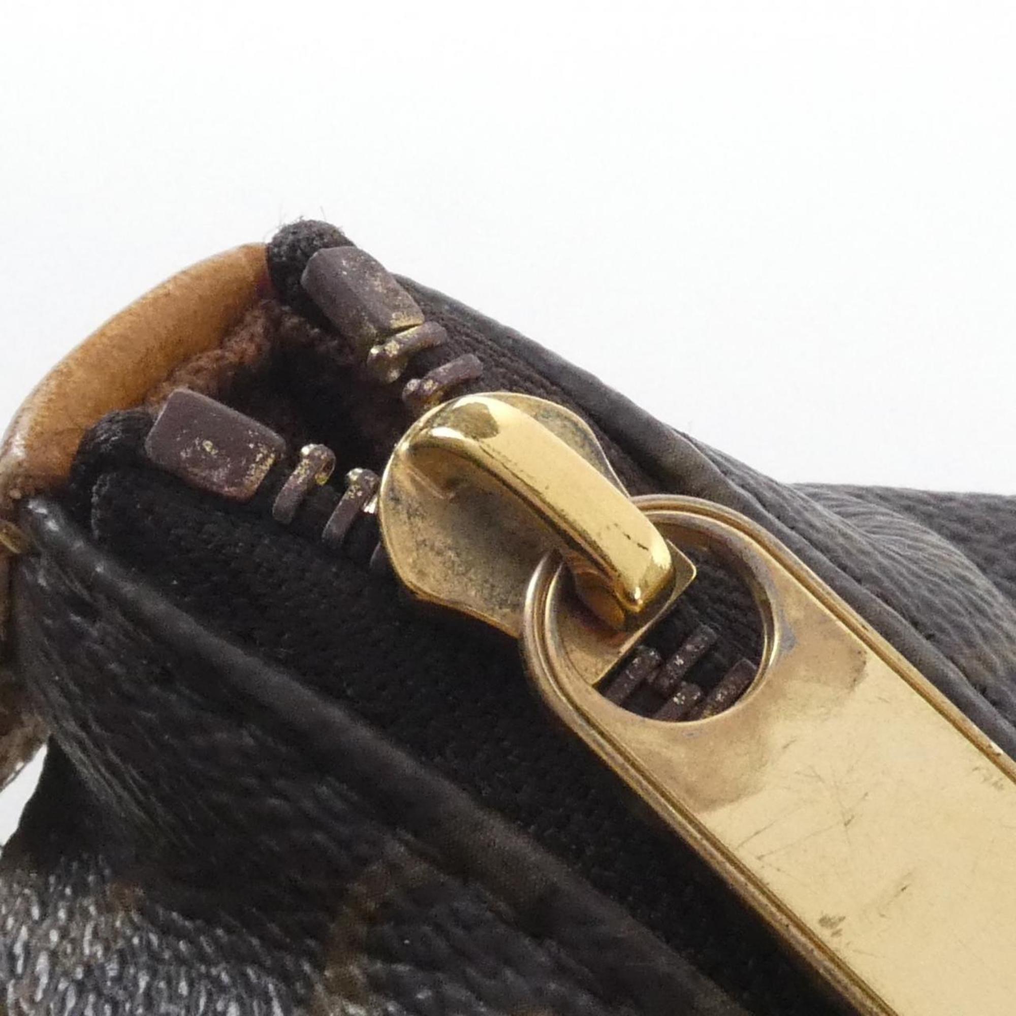 Louis Vuitton Marron Coated Canvas Handbag