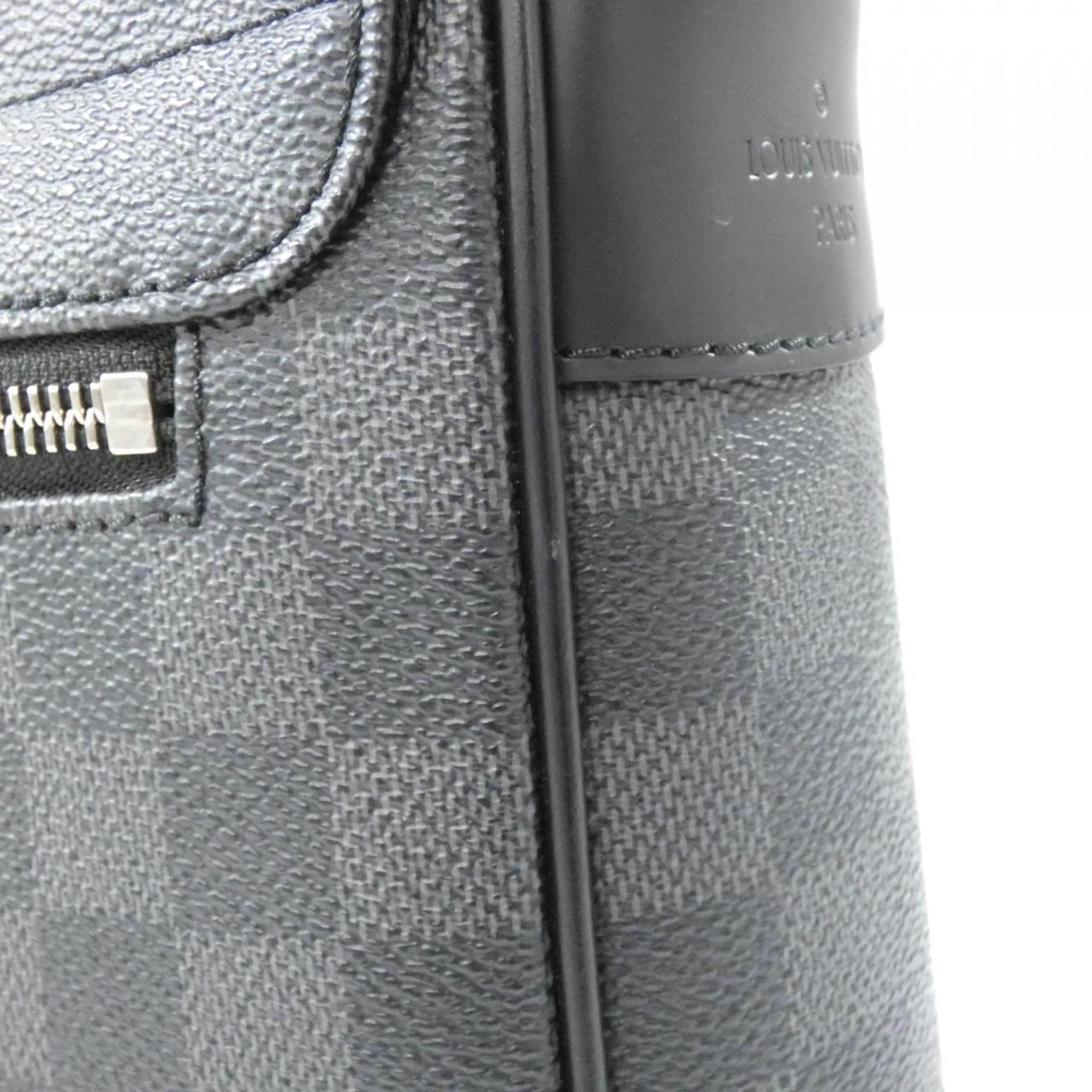 Louis Vuitton Graphite Coated Canvas Shoulder Bag