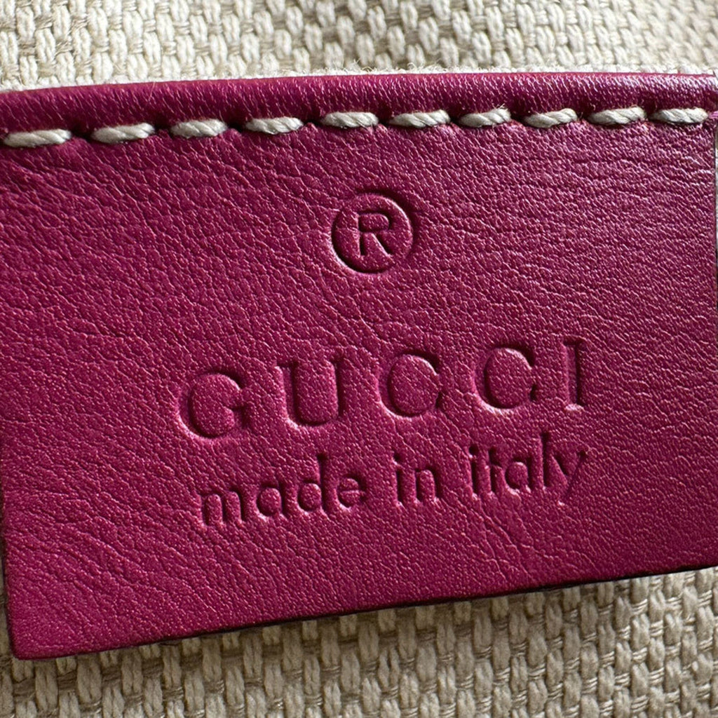 Gucci Pink Patent Leather Shoulder Bag (Pre-Owned)