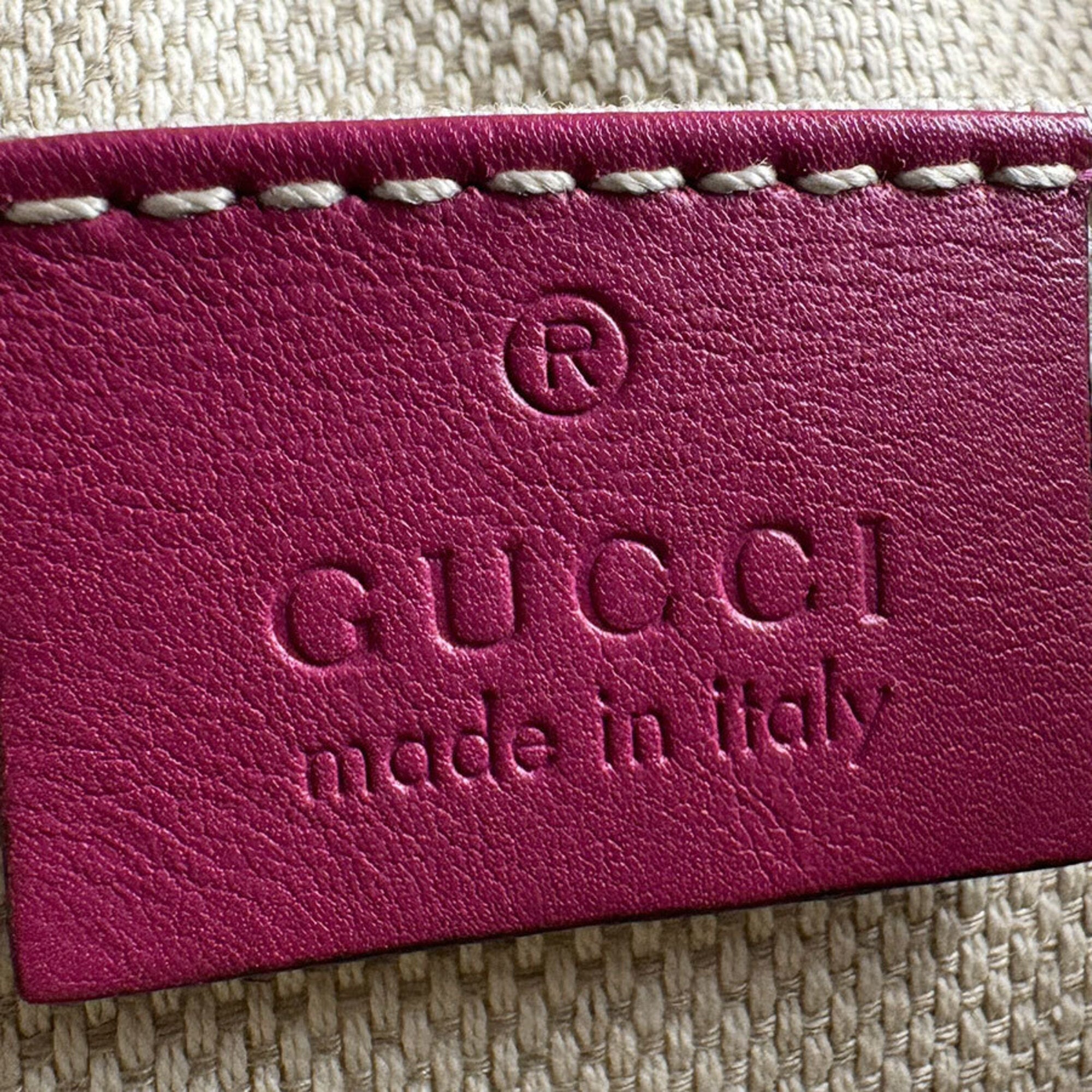 Gucci Pink Patent Leather Shoulder Bag (Pre-Owned)