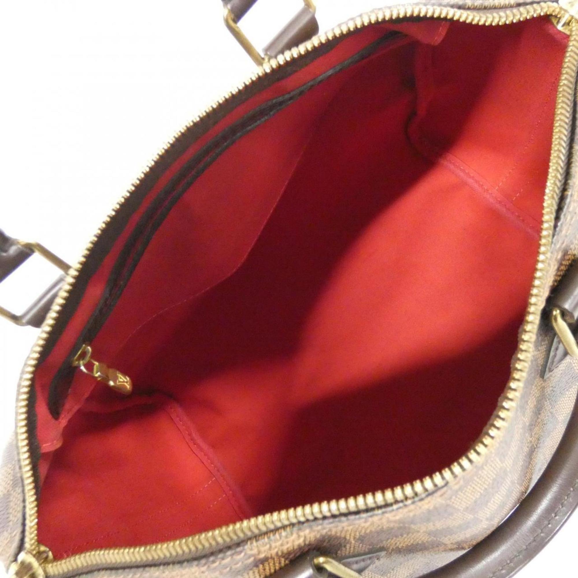 Louis Vuitton Ebene Coated Canvas Boston Bag