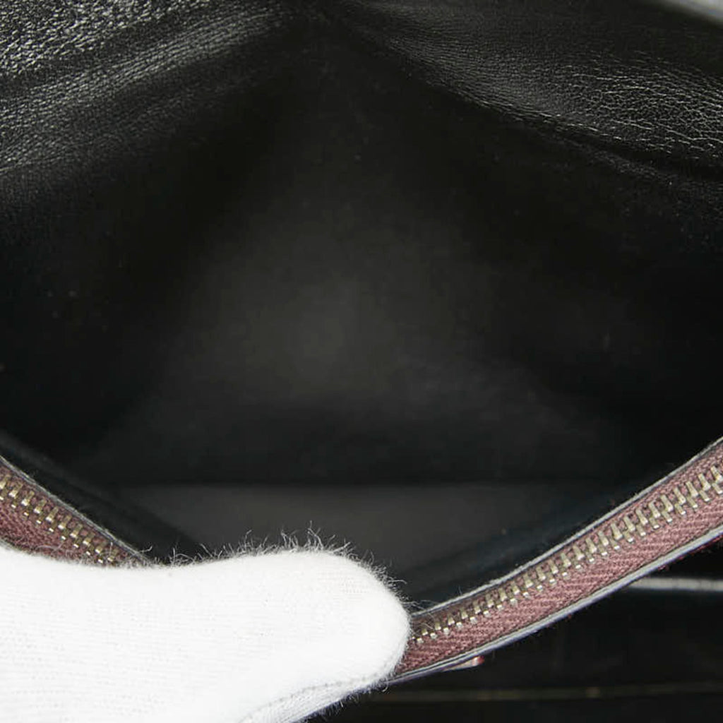 Prada Saffiano Bordeaux Wine Leather Handbag Shoulder Bag