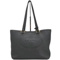 Prada Gray Leather Handbag