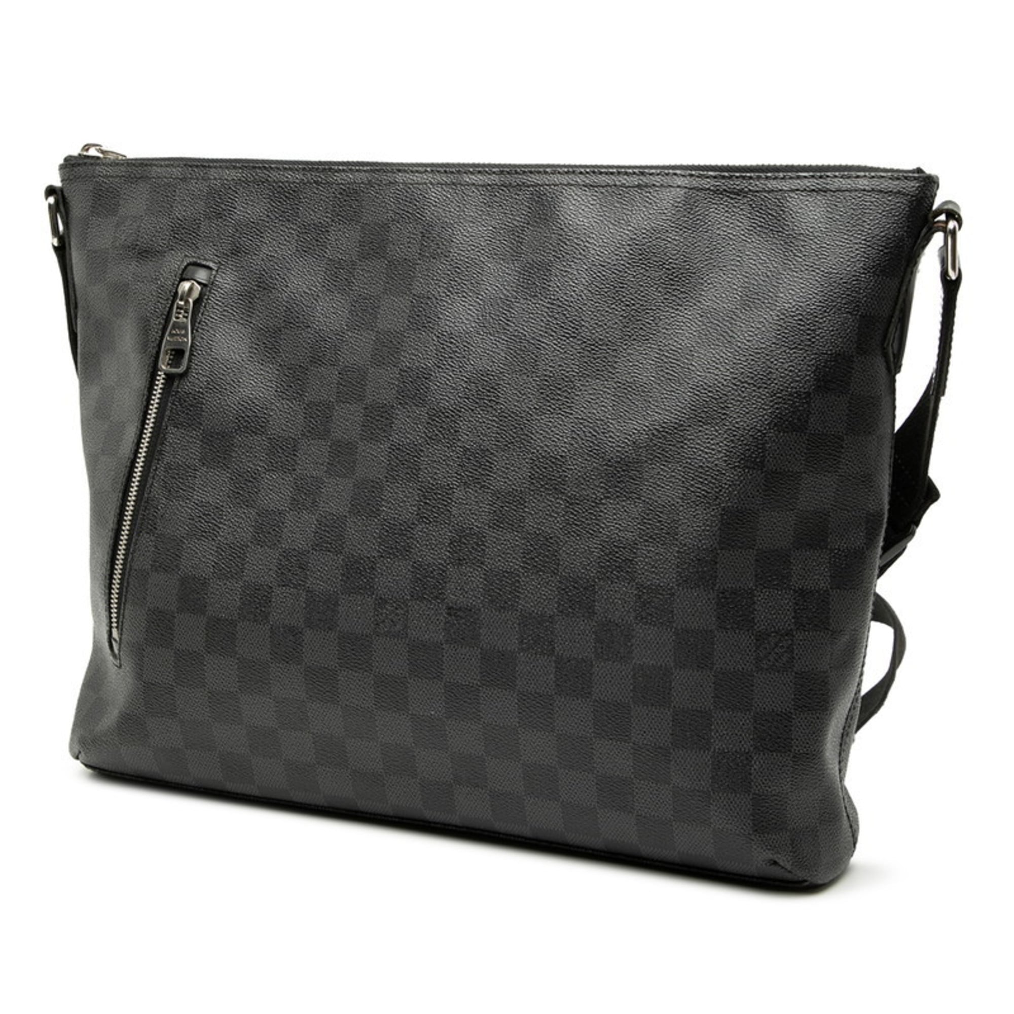 Louis Vuitton Black Pvc Leather Shoulder Bag