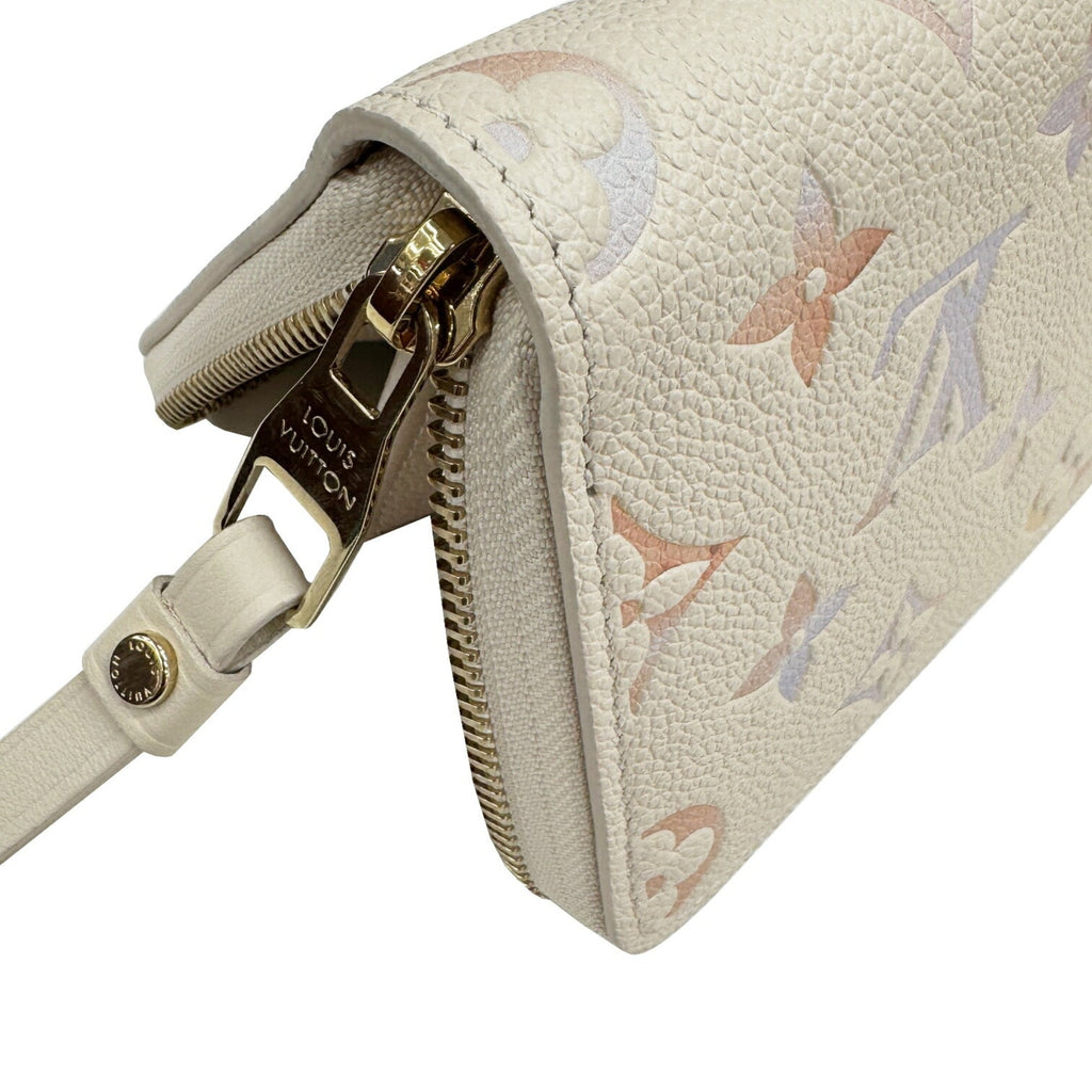 Louis Vuitton Beige Leather Long Wallet