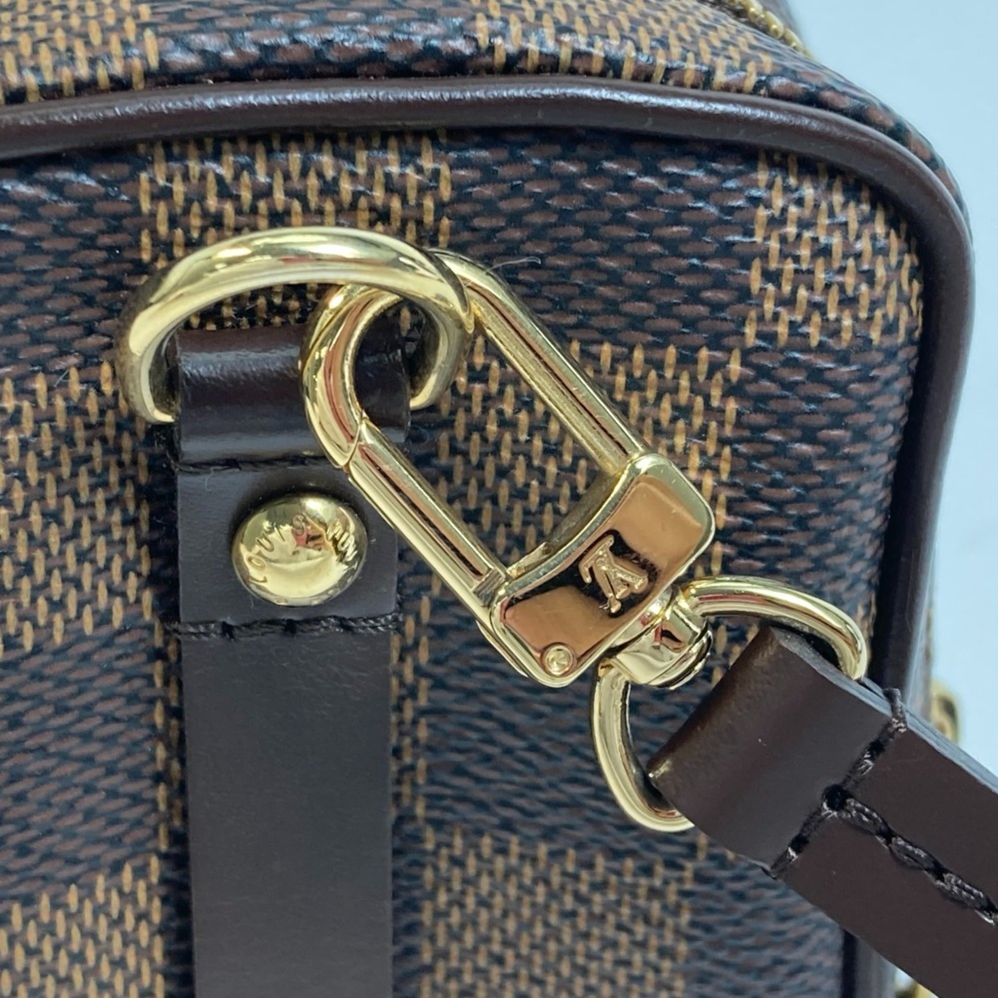Louis Vuitton Damier Brown Ebene Damier Canvas Shoulder Bag