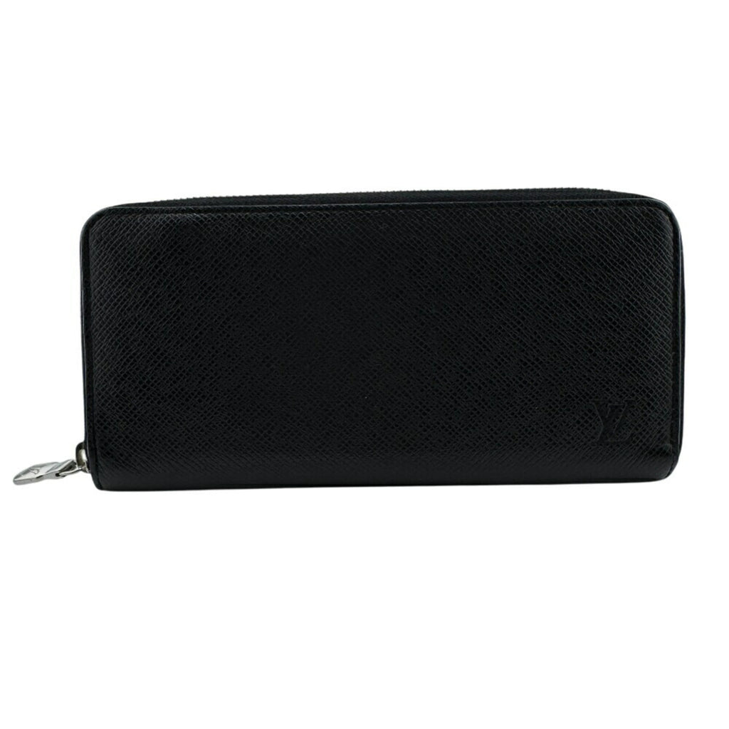 Louis Vuitton Black Leather Long Wallet