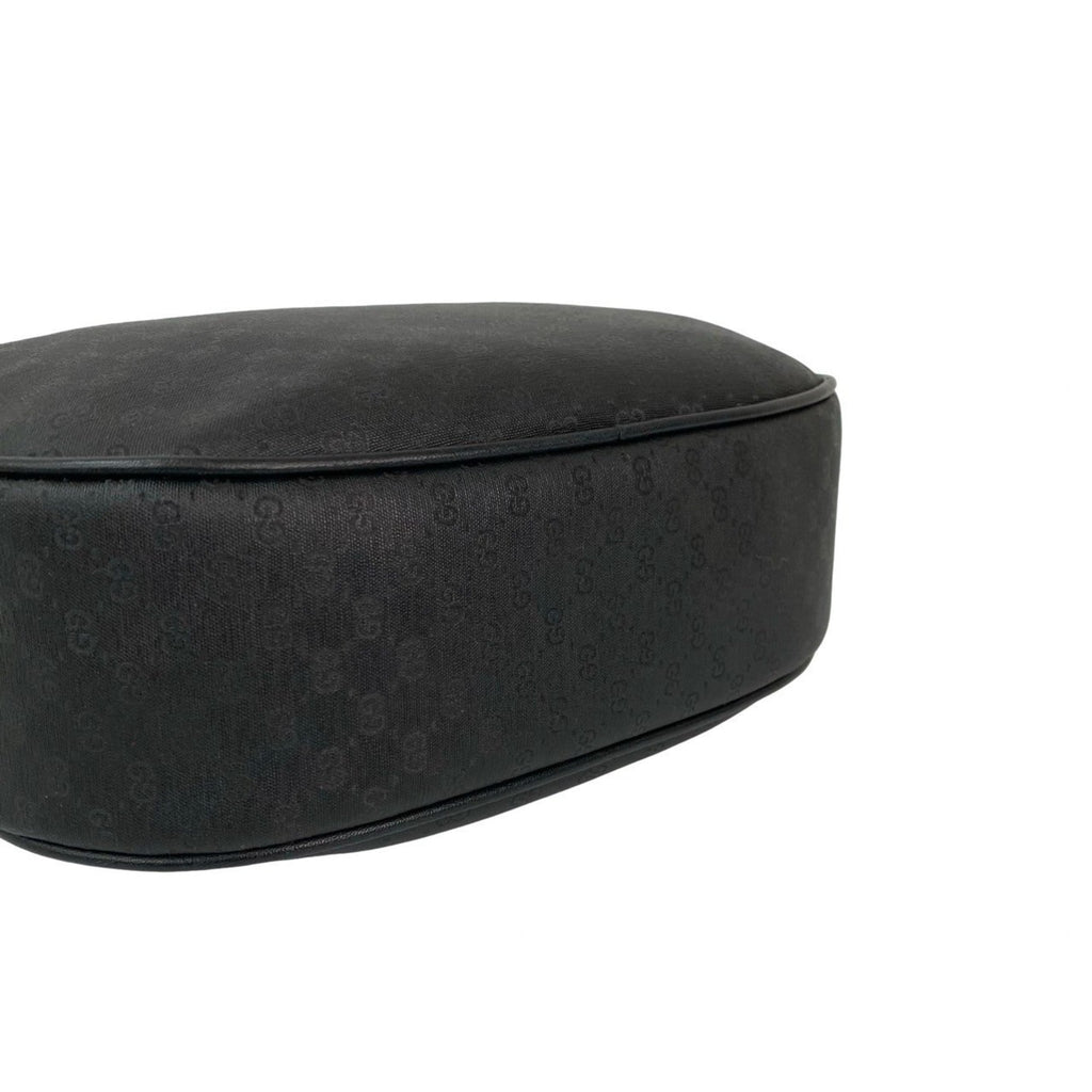 Gucci Black Leather Pvc Pochette Shoulder Bag (Pre-Owned)
