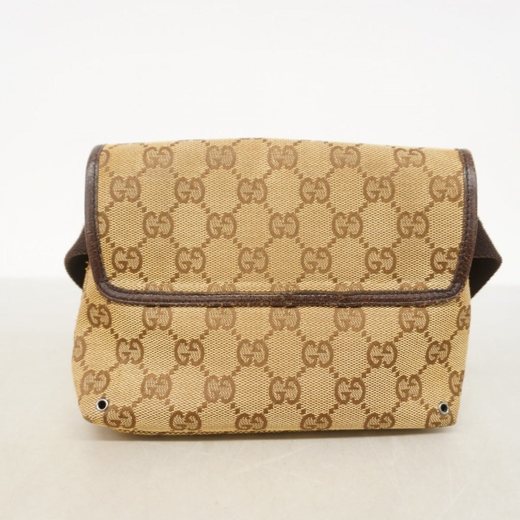 Gucci Brown Canvas Fanny Pack (Pre-Owned)