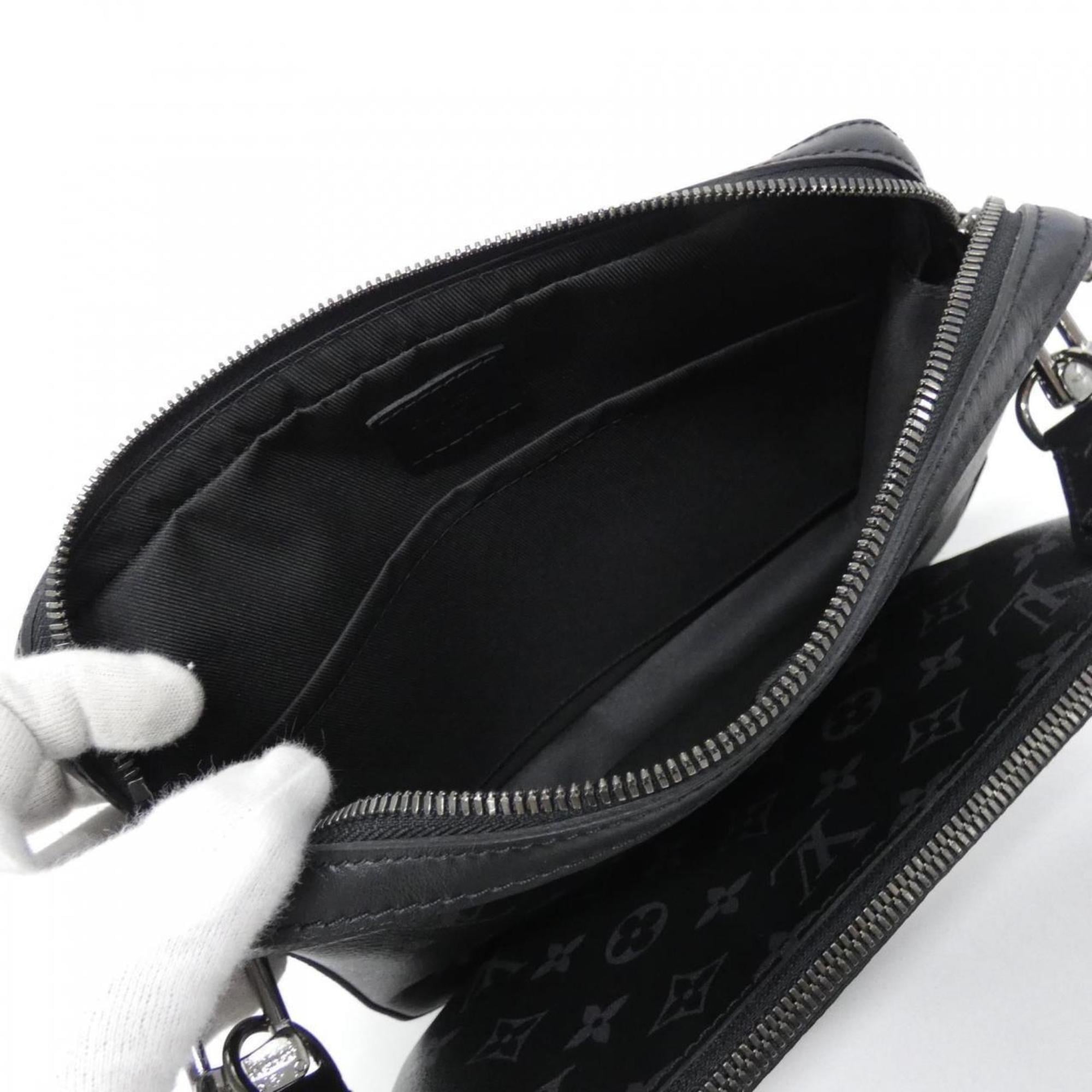 Louis Vuitton Monogram Eclipse Black Gris Coated Canvas Shoulder Bag