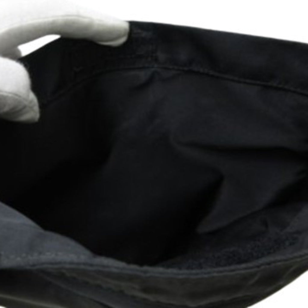Prada Black Nylon Leather Shoulder Bag