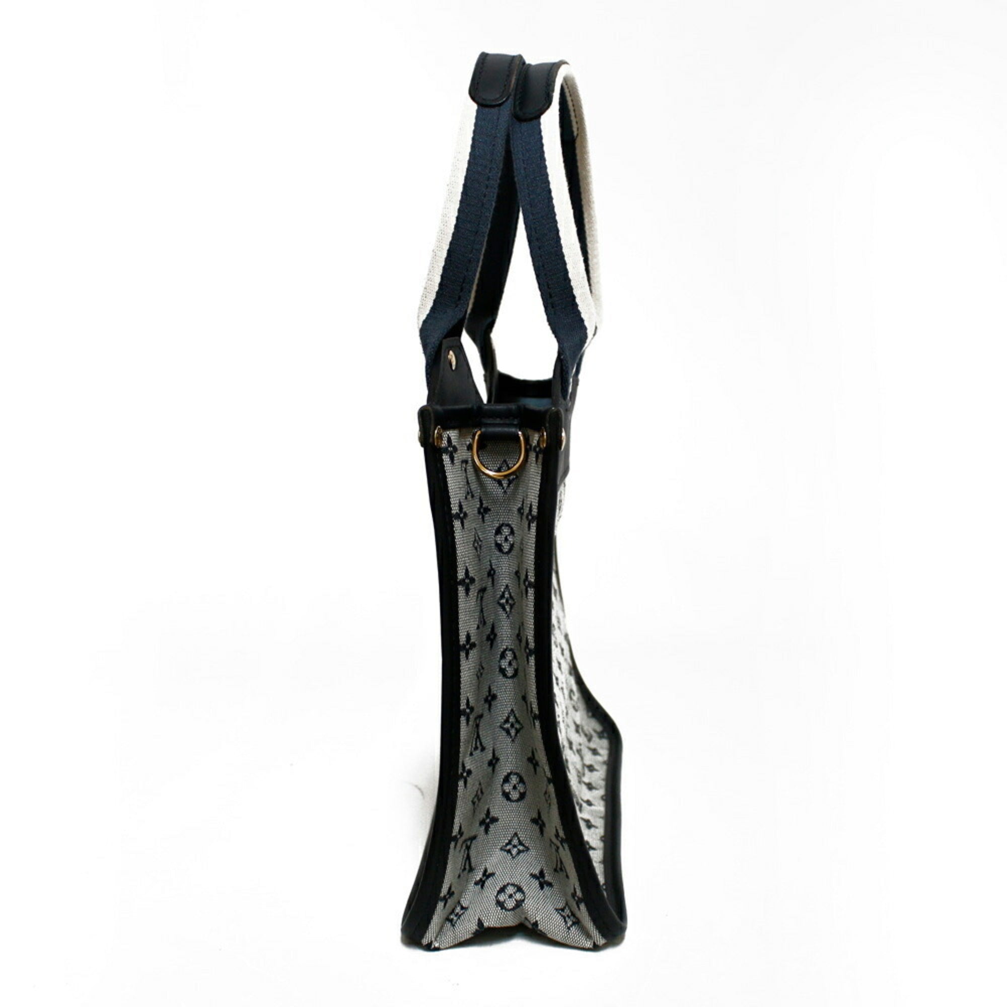 Louis Vuitton Handbag Monogram Mini Sack Catline M92325 Blue Ladies Canvas