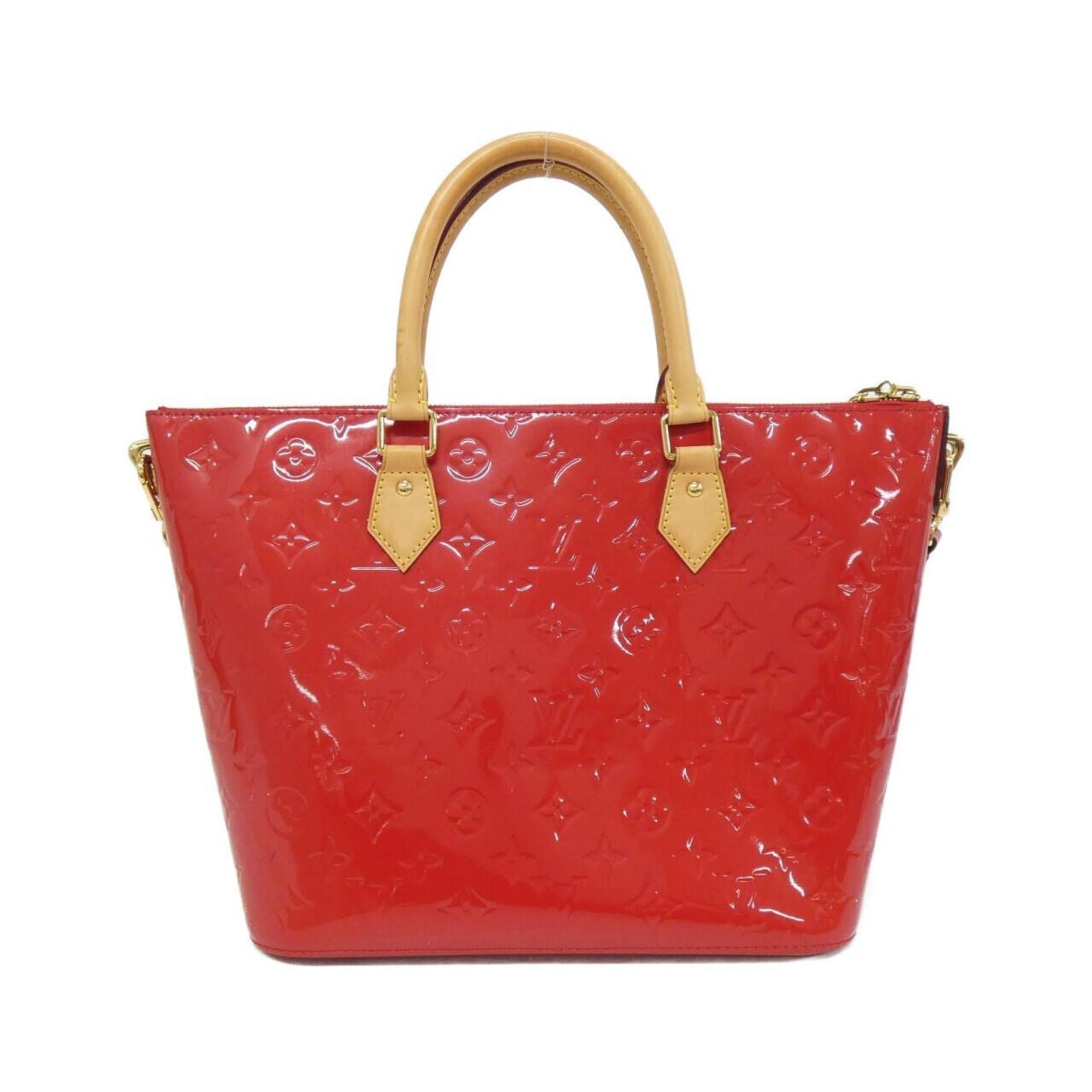 Louis Vuitton Cerise Red Color Leather Handbag