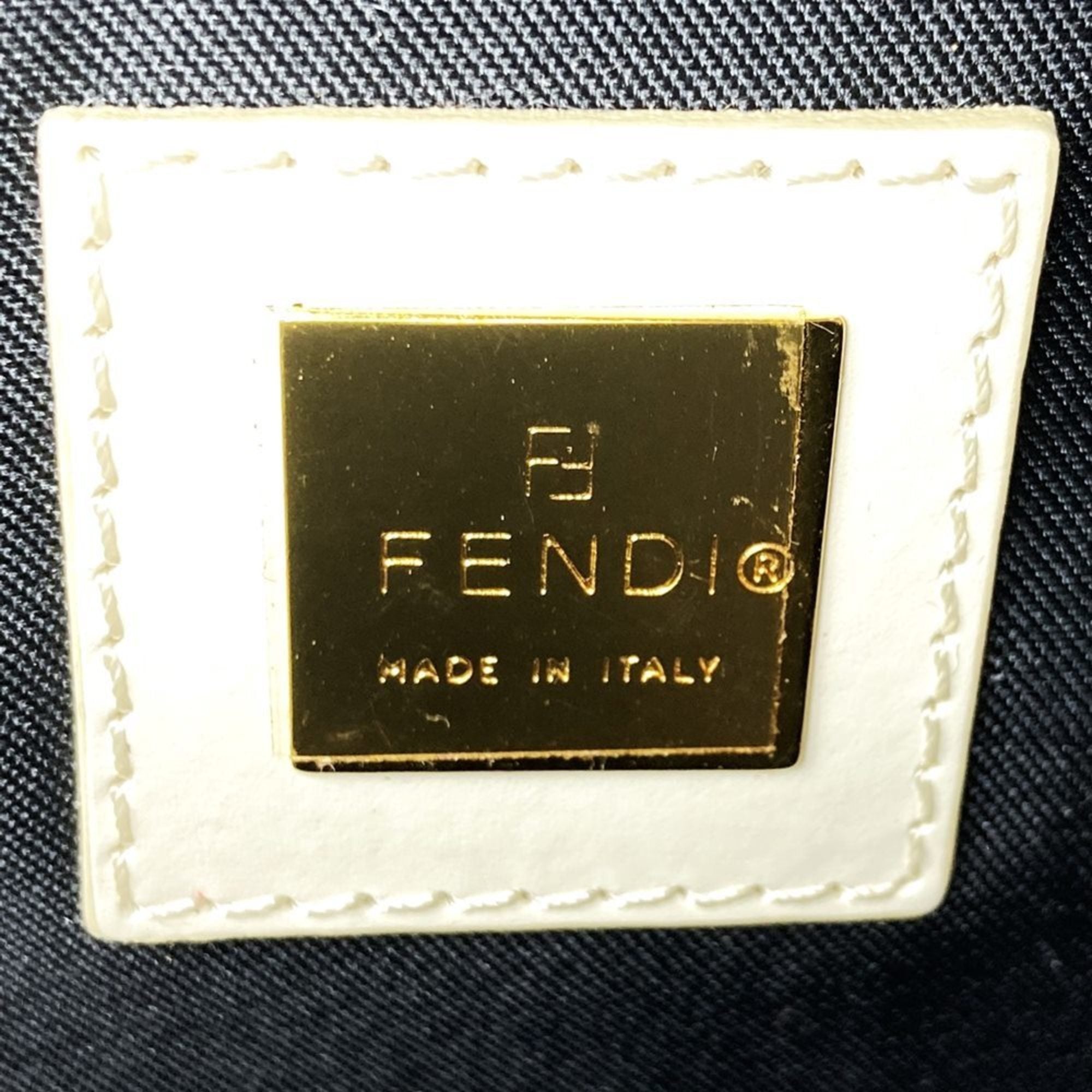 Fendi Black Leather Shoulder Bag