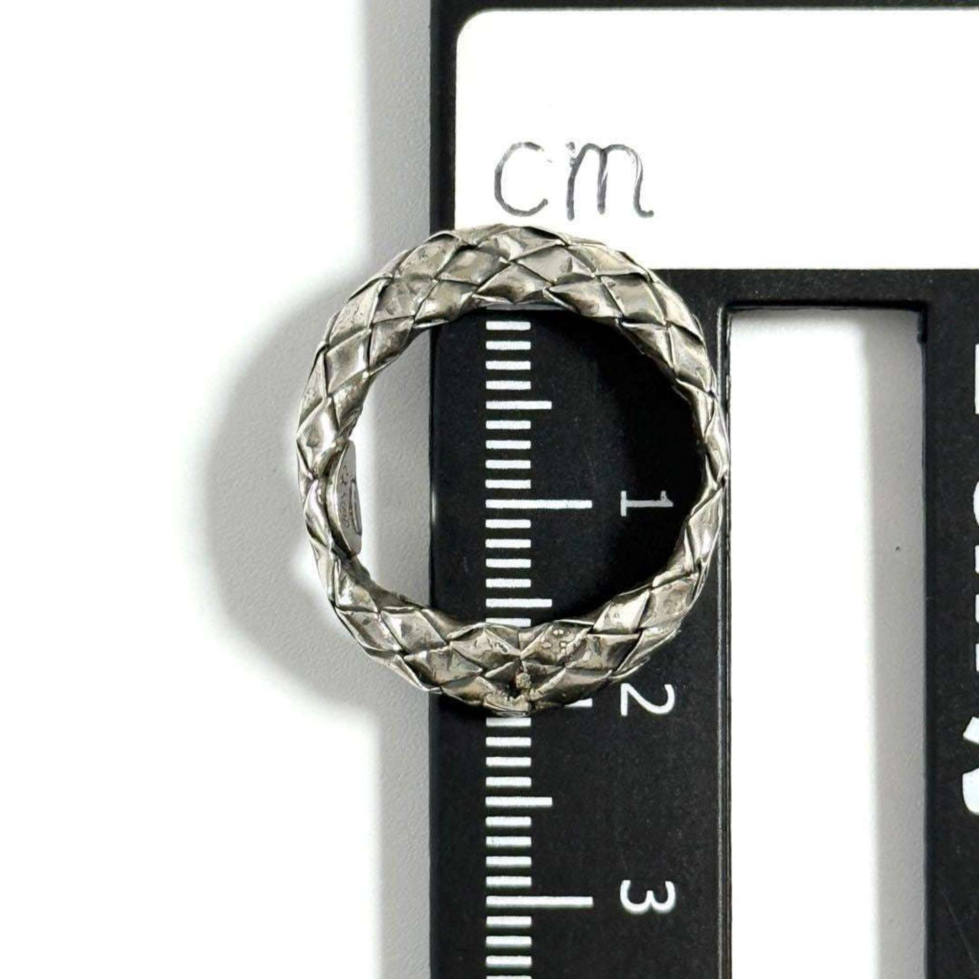 Bottega Veneta Silver 925 Band Ring