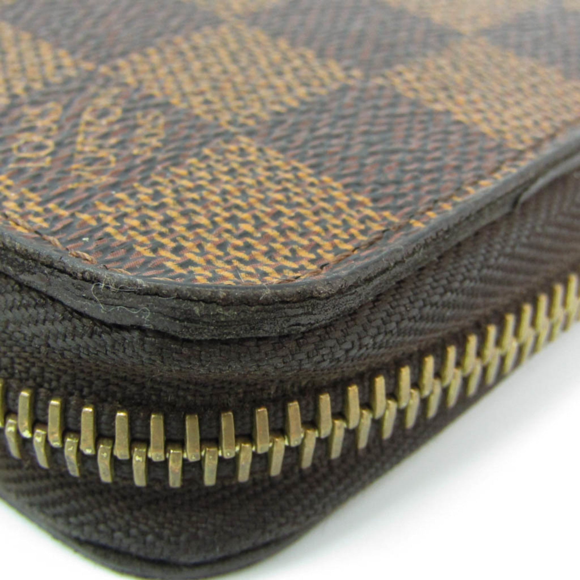 Louis Vuitton Damier Ebene Damier Canvas Long Wallet