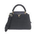 Louis Vuitton Taurillon Black Leather Handbag
