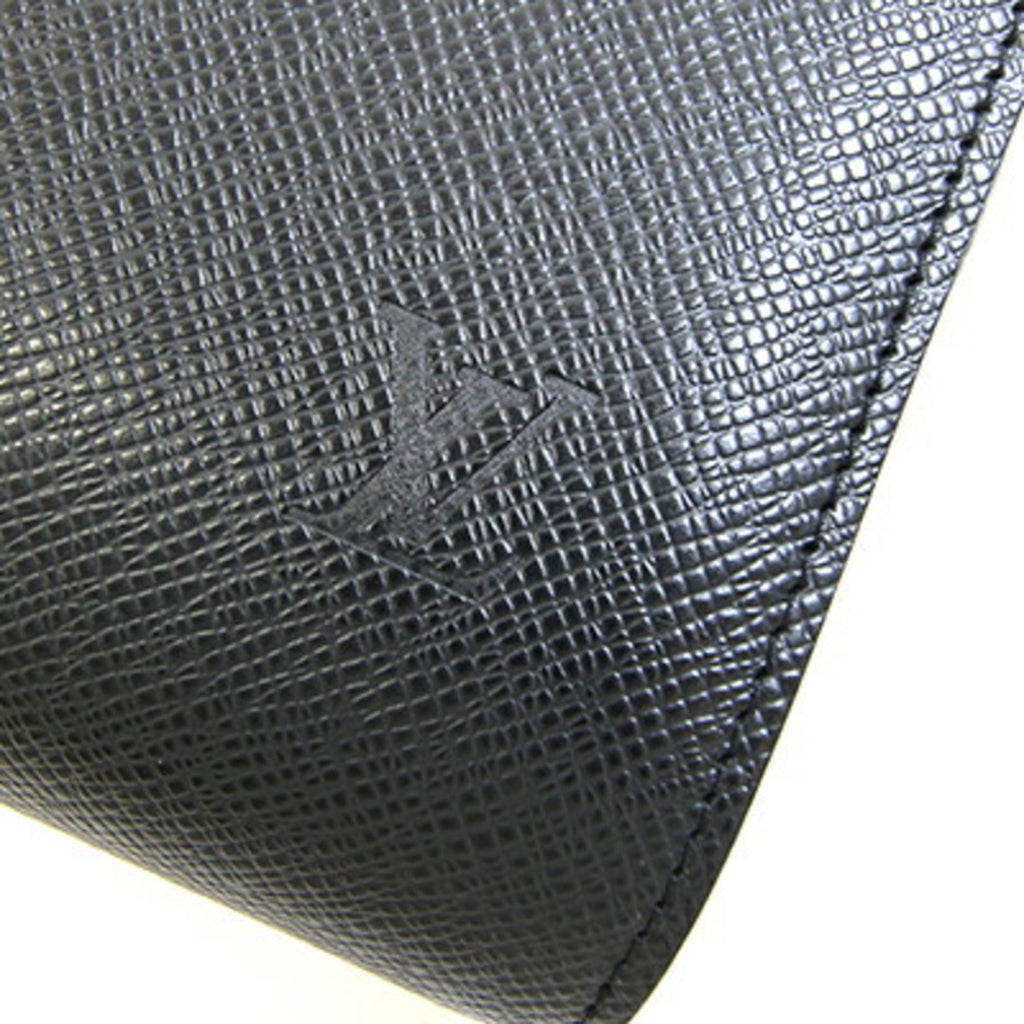 Louis Vuitton Ardoise Black Taiga Leather Clutch Bag
