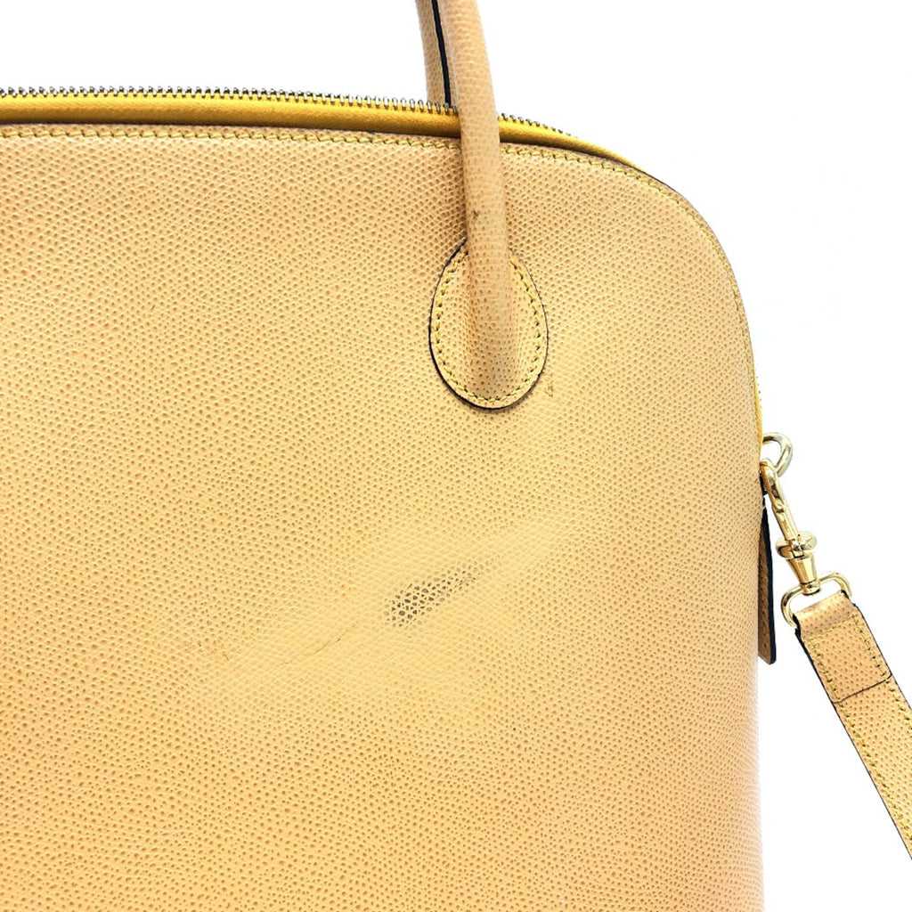 Celine Yellow Leather Shoulder Bag