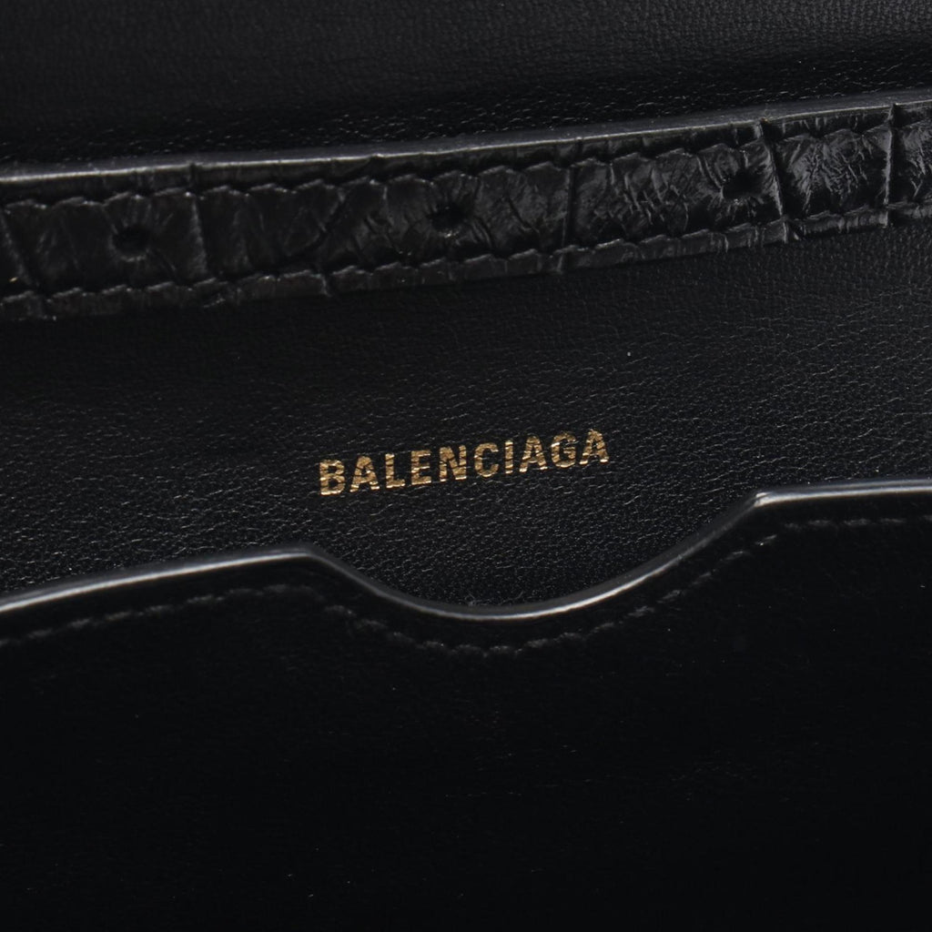 Balenciaga Black Patent Leather Handbag Shoulder