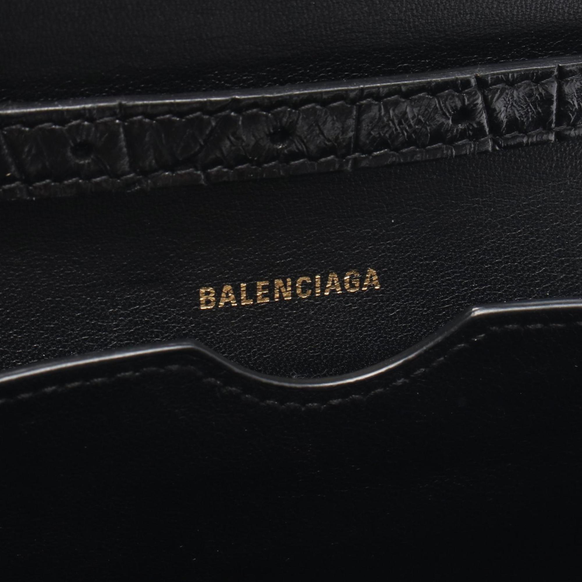 Balenciaga Black Patent Leather Handbag Shoulder