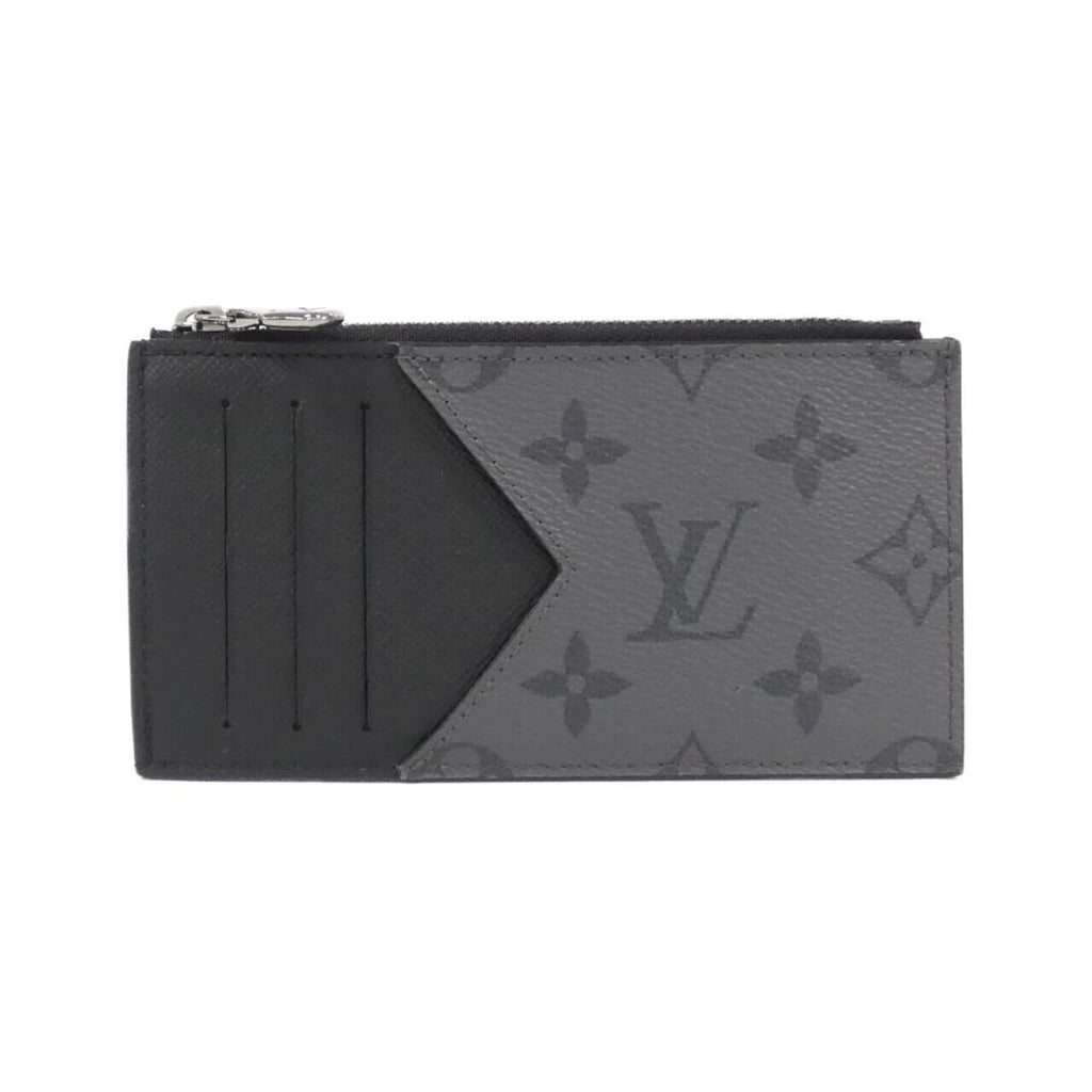 Louis Vuitton Black Gris Coated Canvas Leather Coin Purse/Coin Case