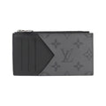 Louis Vuitton Black Gris Coated Canvas Leather Coin Purse/Coin Case