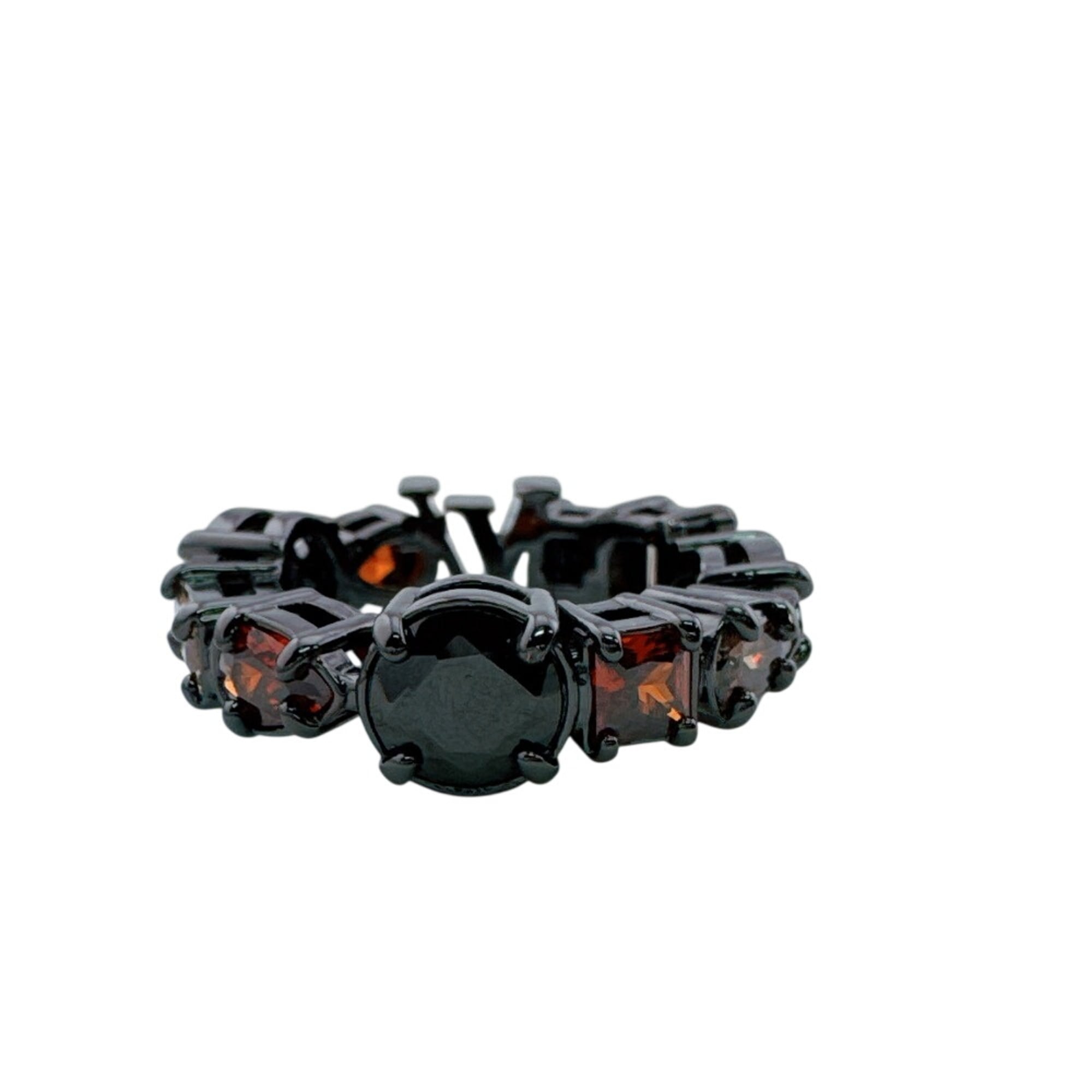 Louis Vuitton Black Metal Band Ring