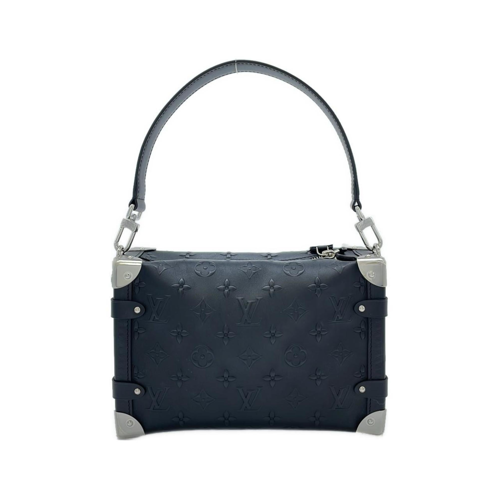 Louis Vuitton Black Leather Shoulder Bag