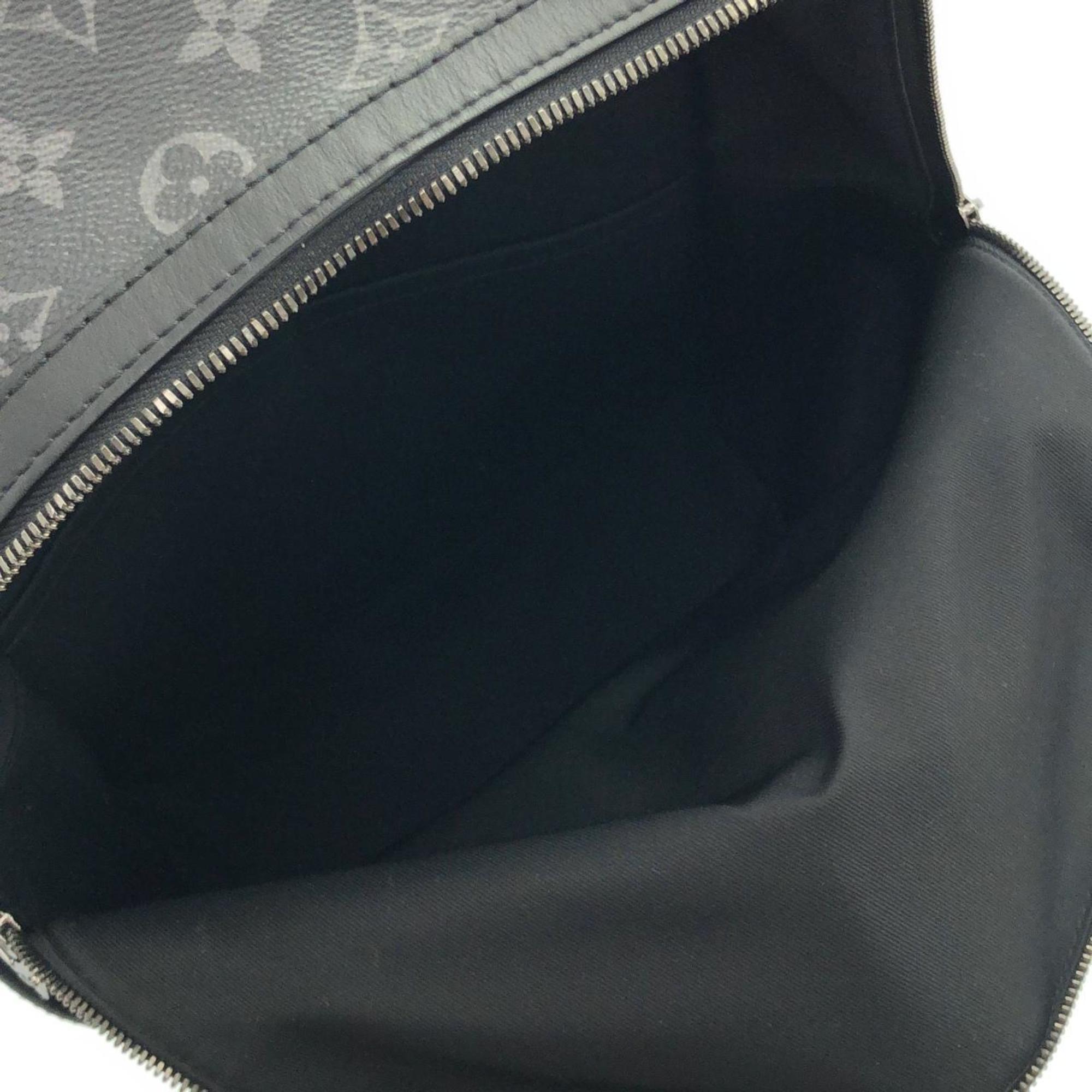 Louis Vuitton Black Coated Canvas Backpack