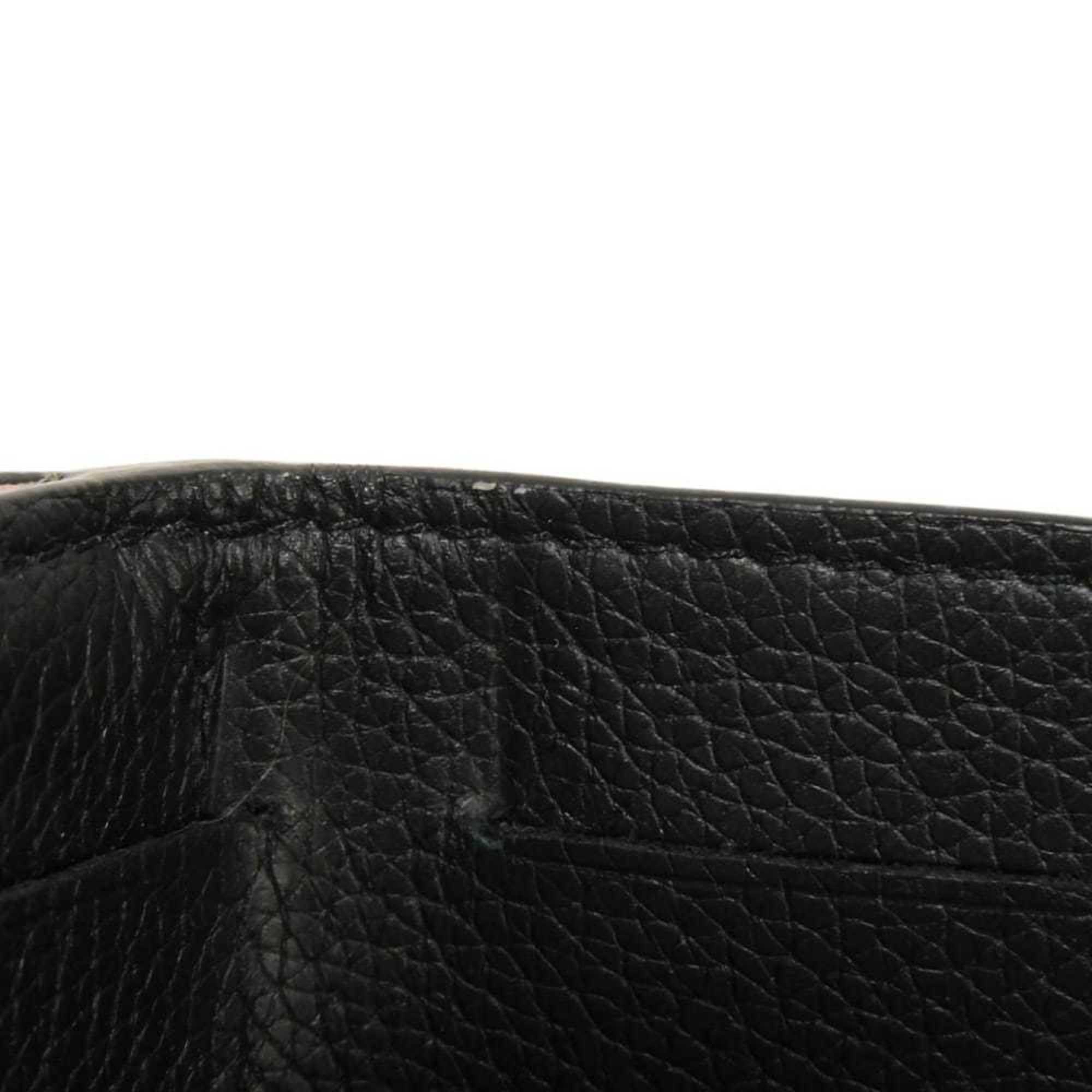 Louis Vuitton Noir Rose Tricolor Leather Wallet (Tri-Fold)